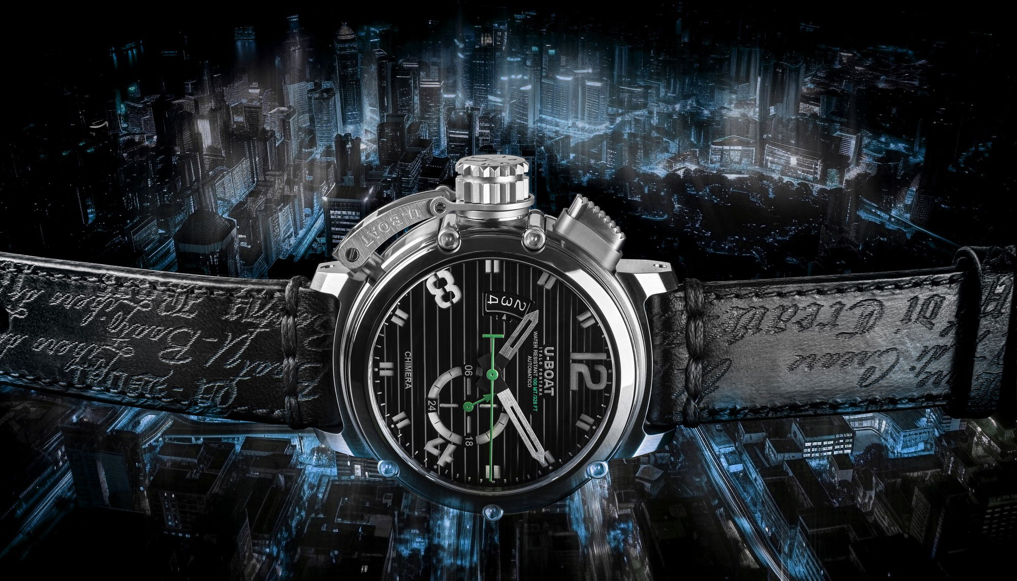 U-Boat Chimera 46 SS Nero 9605 Replica 2