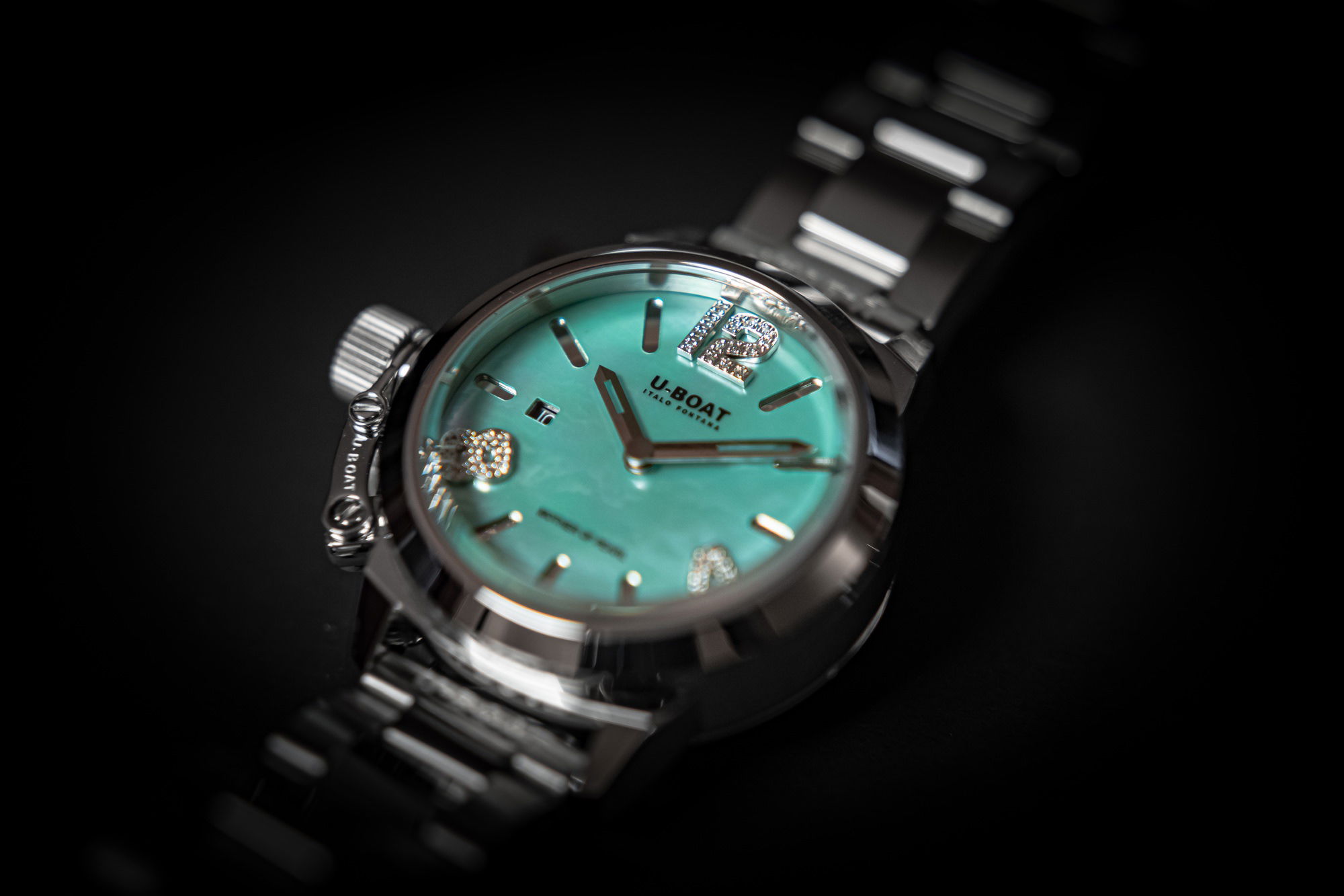 U-Boat Classico 30 Aquamarine 8900 Replica 2