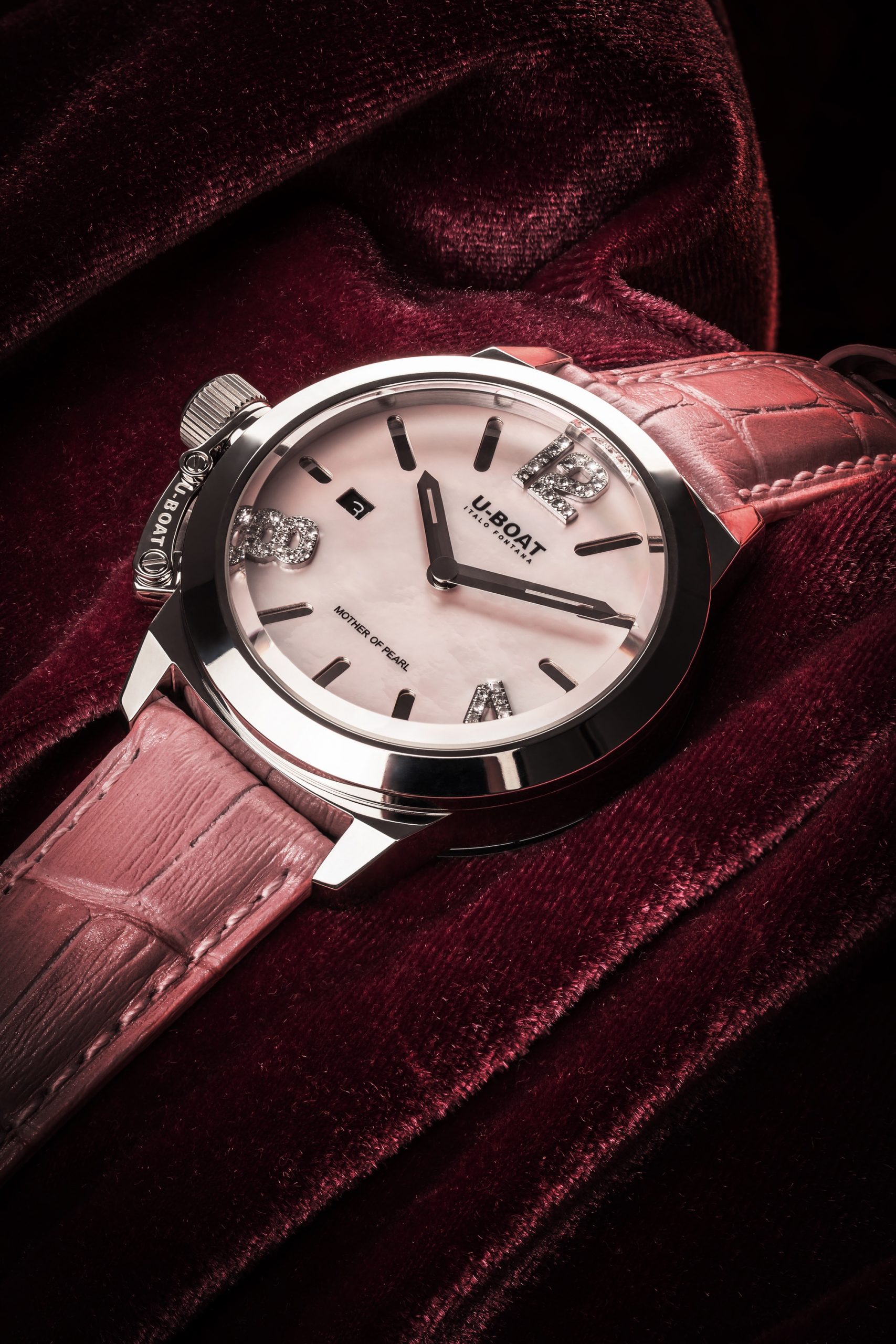 U-Boat Classico 38 Pink Mother Of Pearl 8480 Replica 2