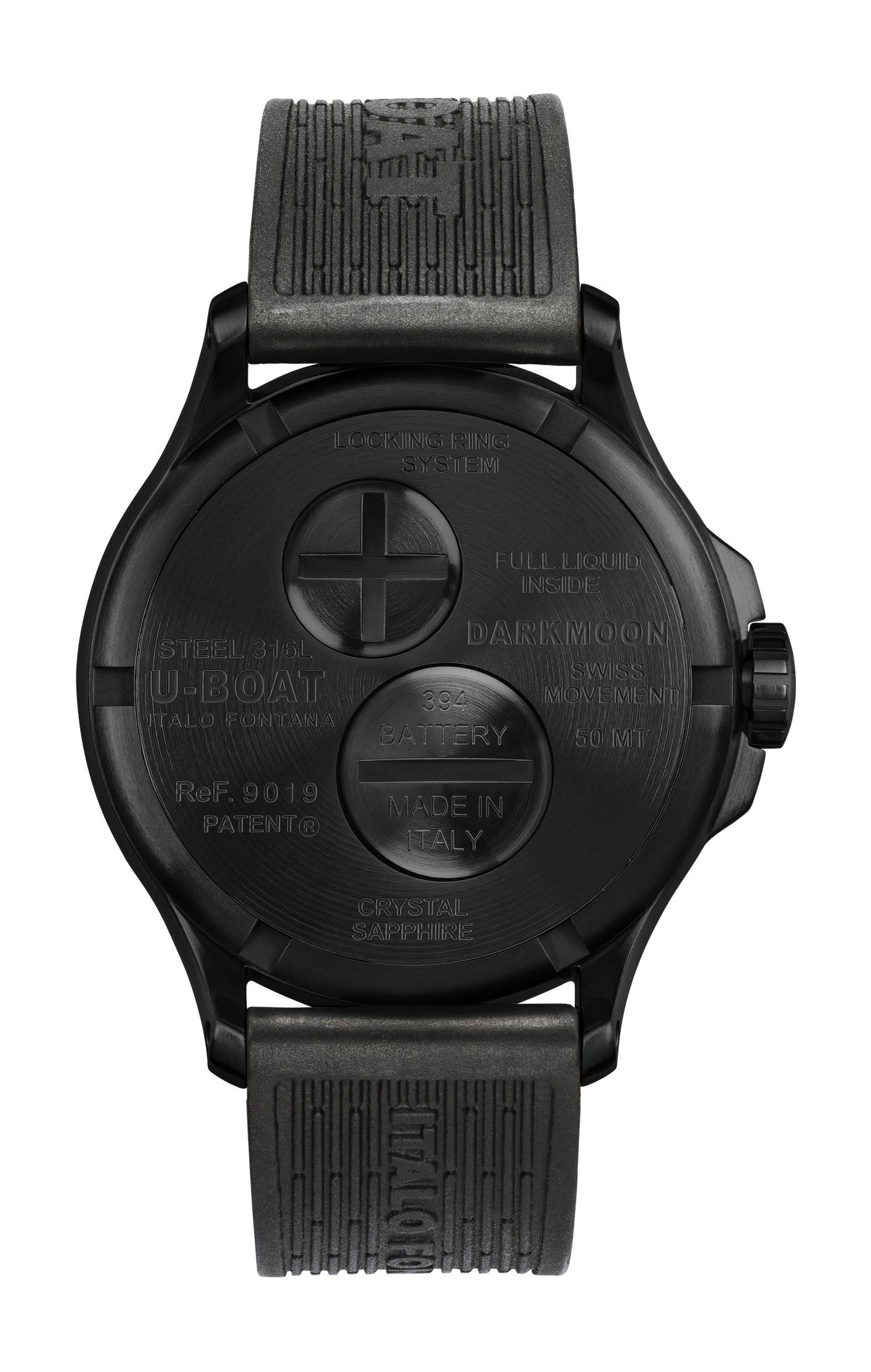 U-Boat Darkmoon 40 Black BE IPB 9019 Replica 2