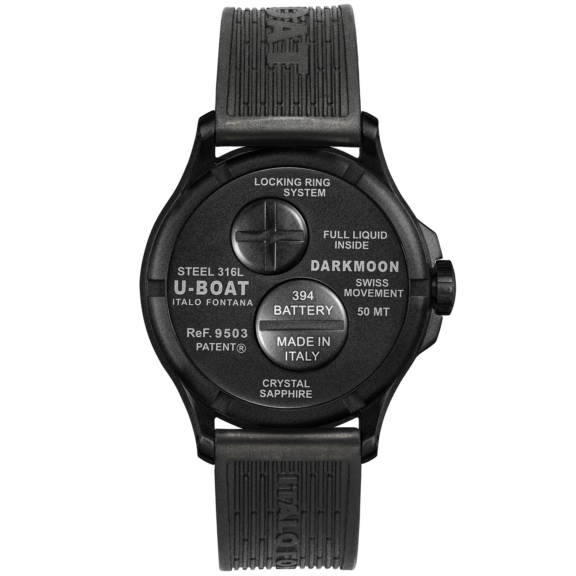 IMG_9085 U-Boat Darkmoon 40 Green PVD Soleil 9503 Replica 2