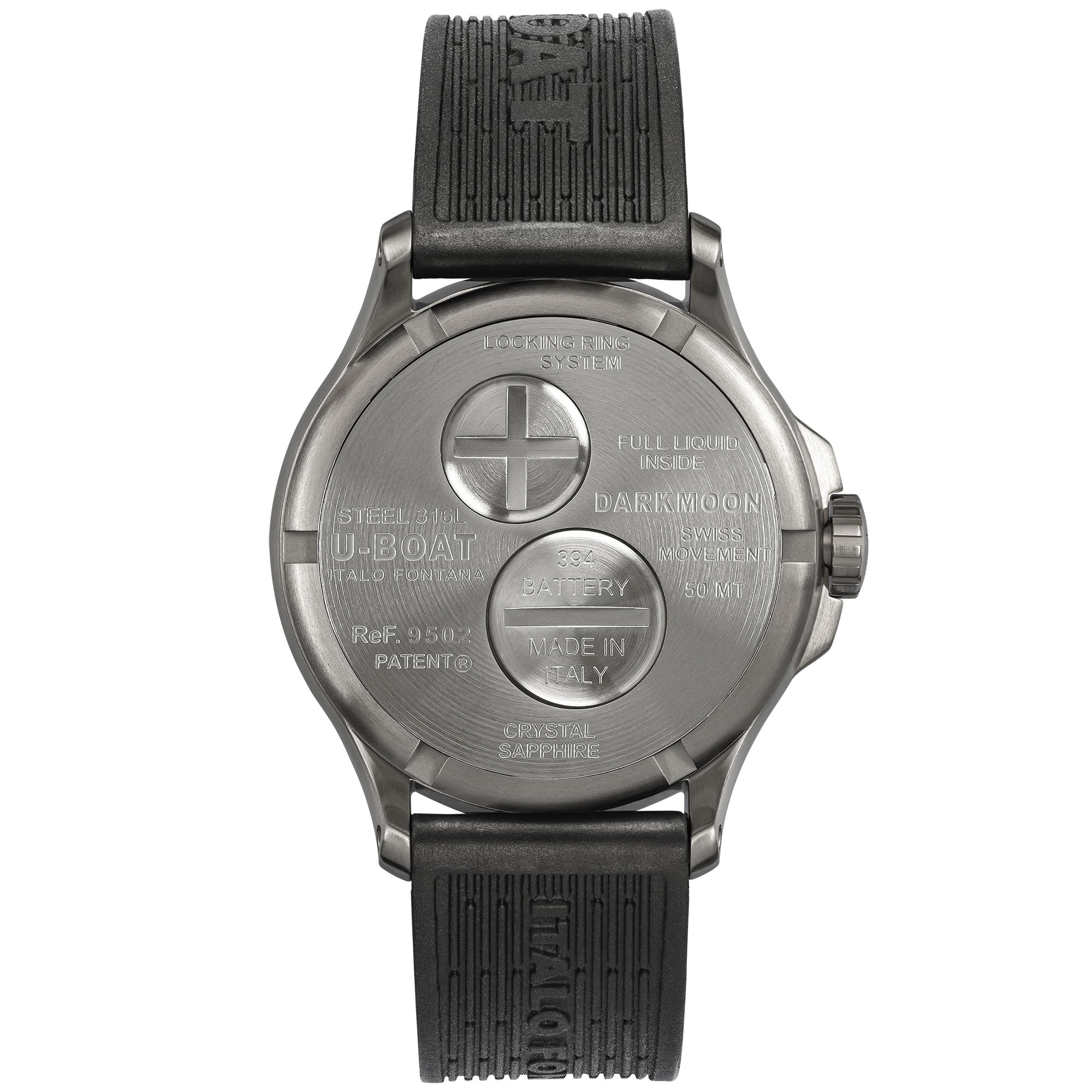 U-Boat Darkmoon 40 Green SS Soleil 9502 Replica 2