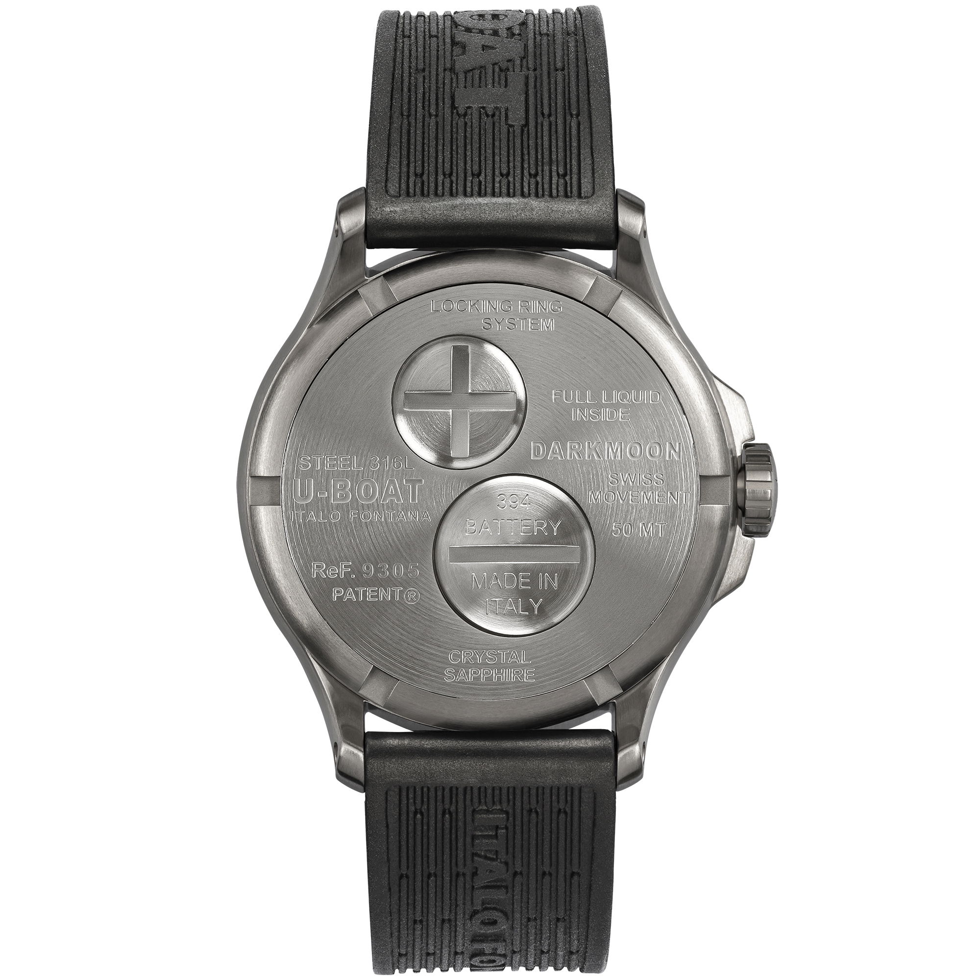 IMG_9085 U-Boat Darkmoon 40 SS Red Glass 9305 Replica 2