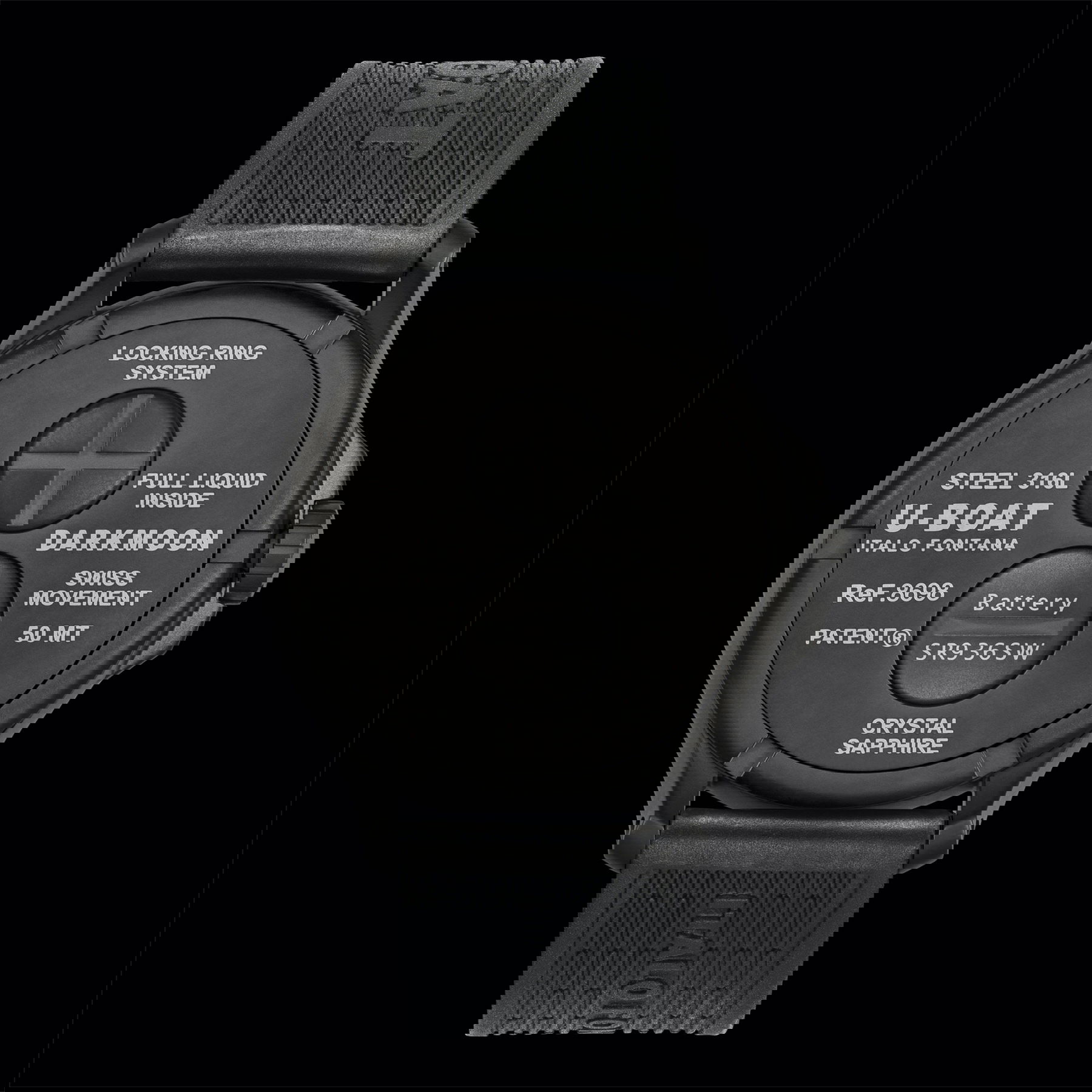 U-Boat Darkmoon 44 Green IPB Soleil 8698/B Replica 2