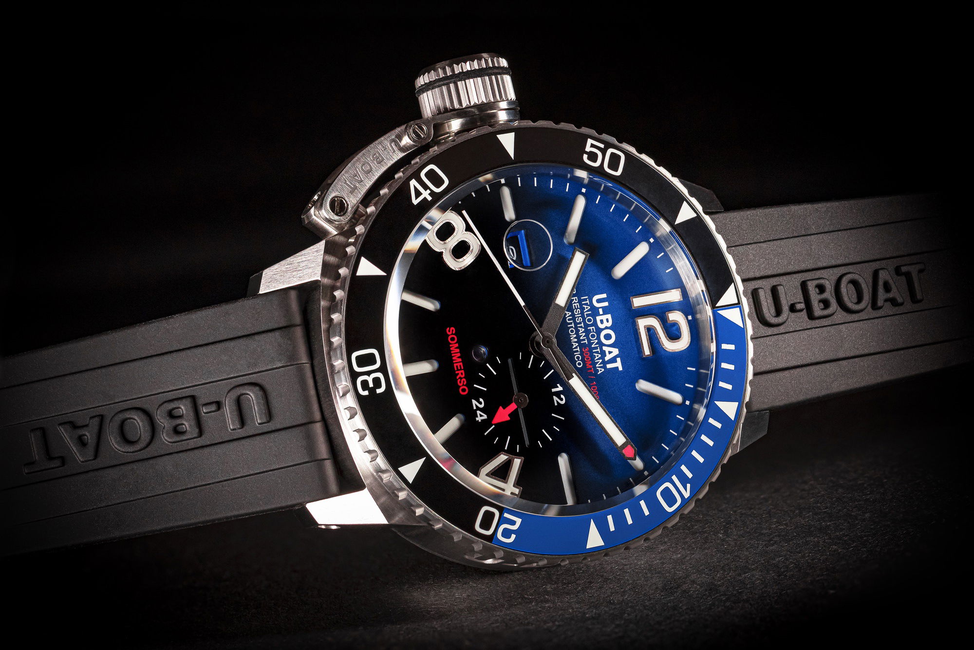 IMG_9085 U-Boat Somerso Ceramic Blue 9519 Replica 2