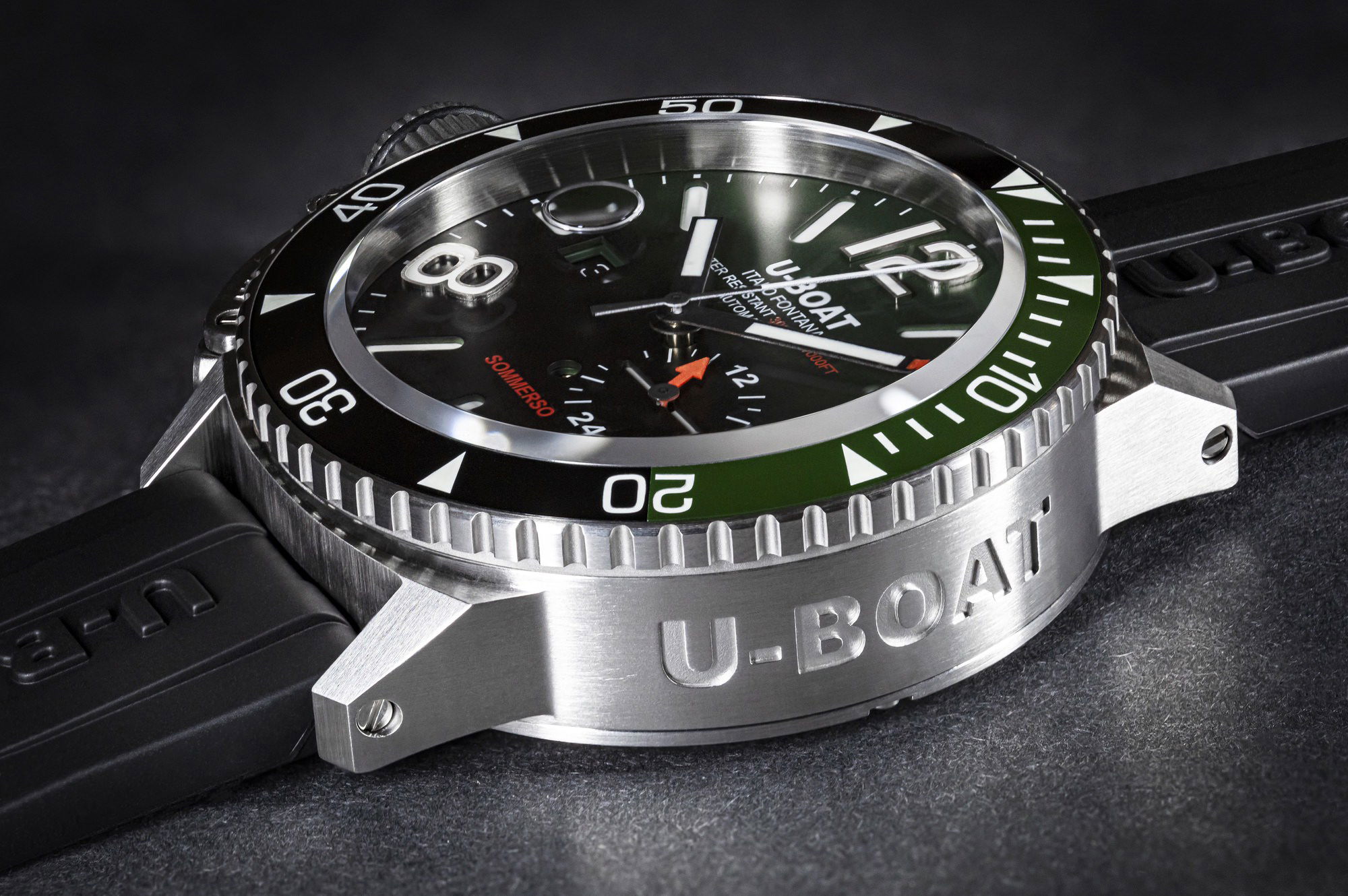 IMG_9085 U-Boat Somerso Ceramic Green 9520 Replica 2