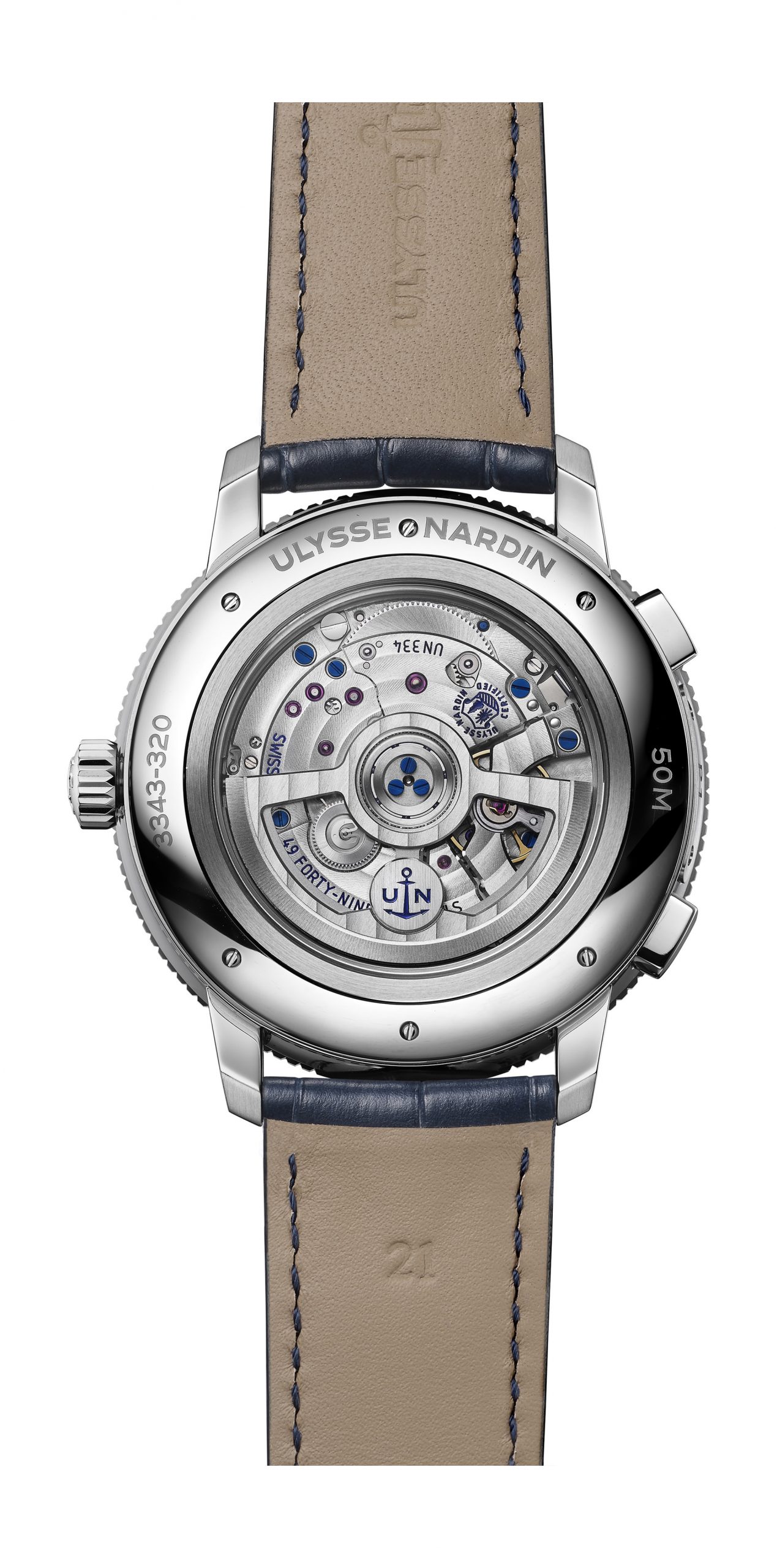 IMG_9085 Ulysse Nardin Marine Torpilleur Dual Time 3343-320-3A/1A Replica 2