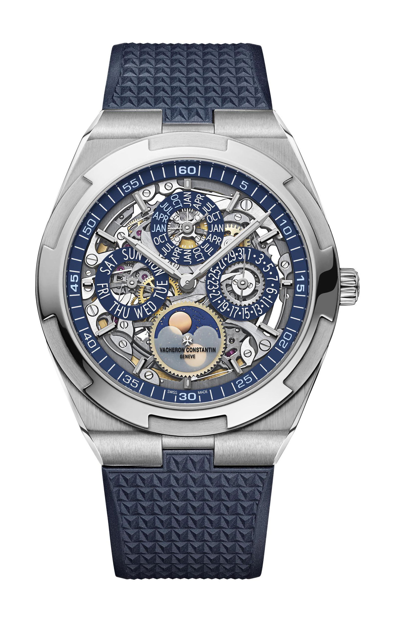 Vacheron Constantin Overseas Perpetual Calendar Ultra-Thin Skeleton 4300V/120G-B946 Replica 2