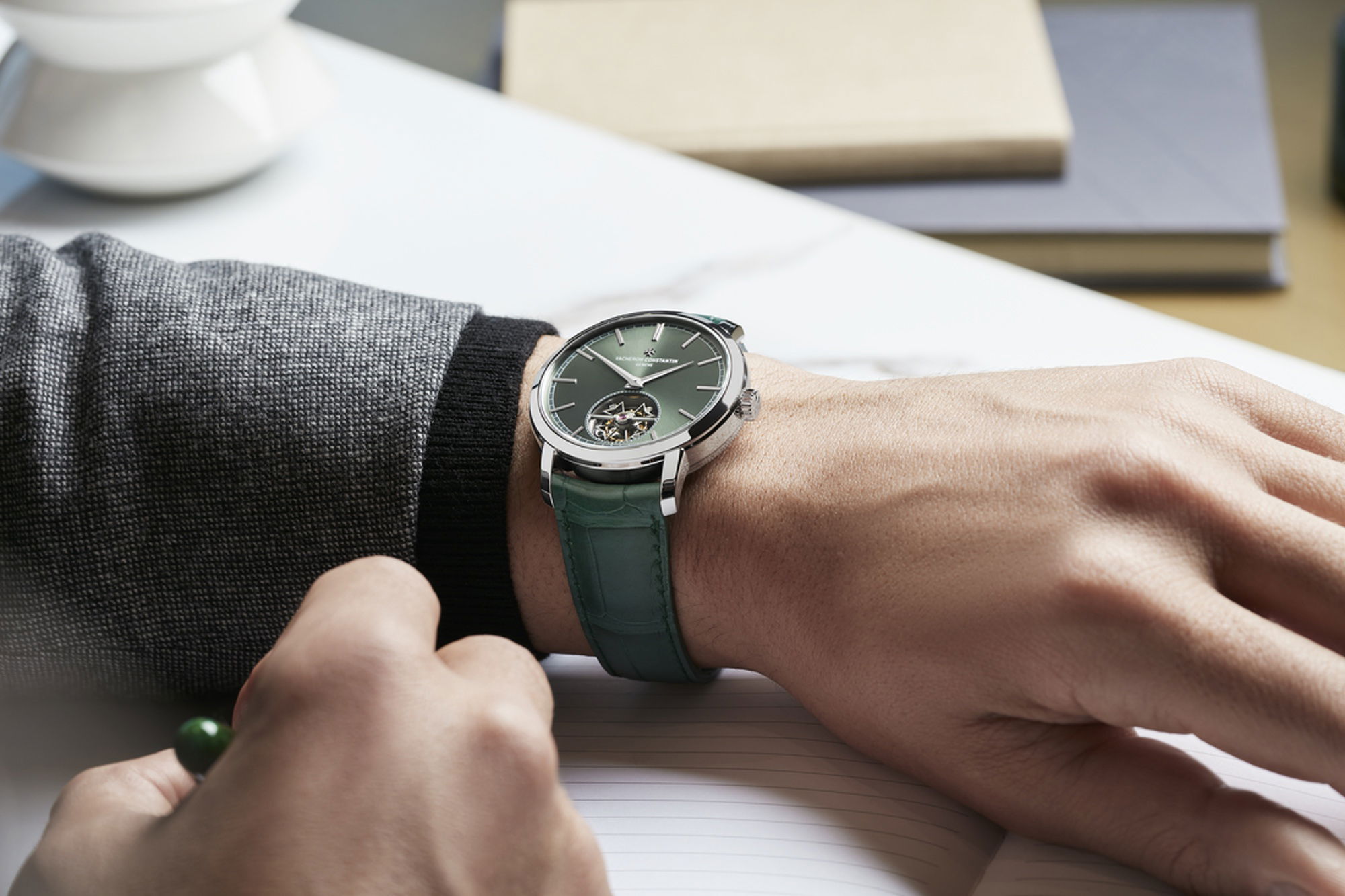 IMG_9085 Vacheron Constantin Traditionnelle Tourbillon 6000T/000P-H025 Replica 2