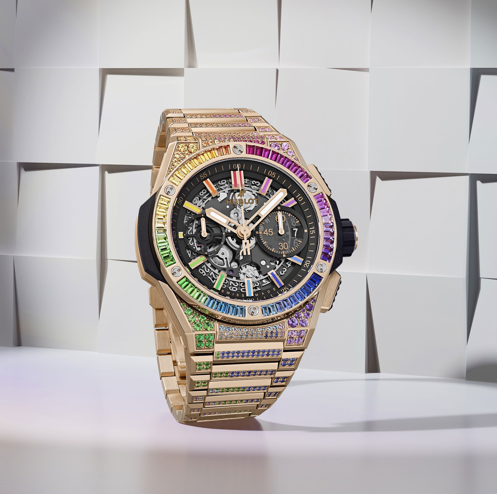 Hublot Big Bang Unico Integrated Rainbow 451.OX.1180.OX.3999 Replica 8