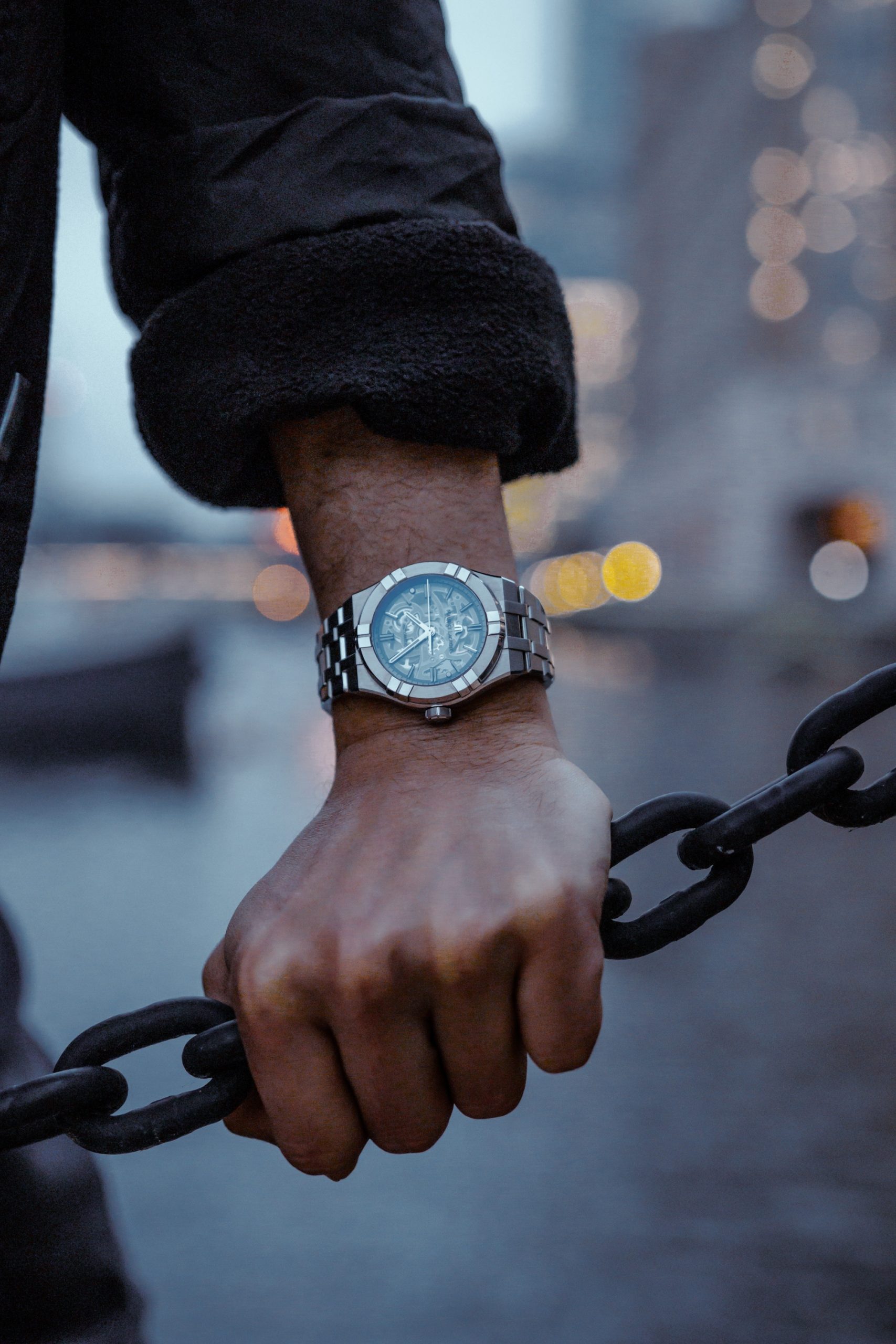 IMG_9081 Maurice Lacroix Aikon Automatic Skeleton 39 AI6007-SS002-030-1 Replica 8