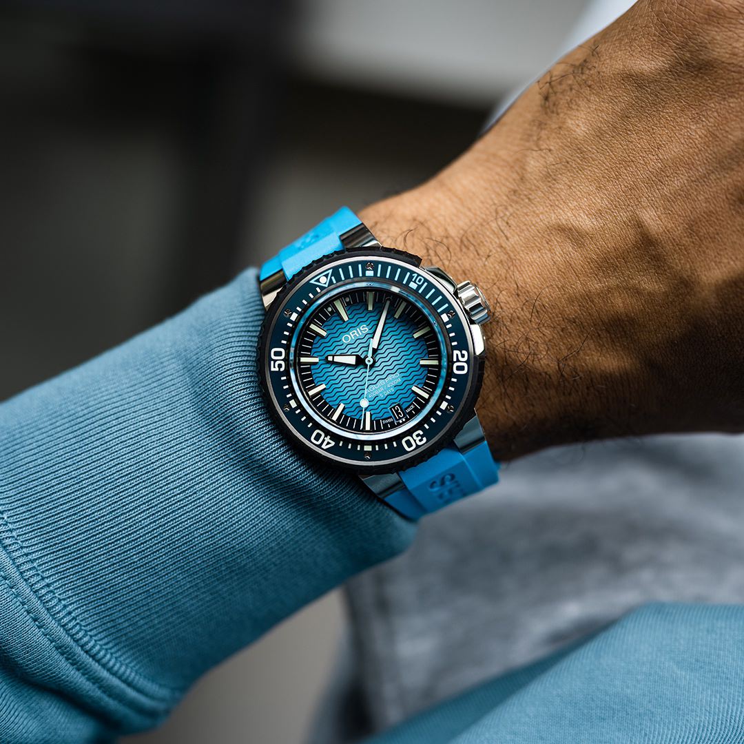 Oris AquisPro 4000m 01 400 7777 7155-Set Replica 8