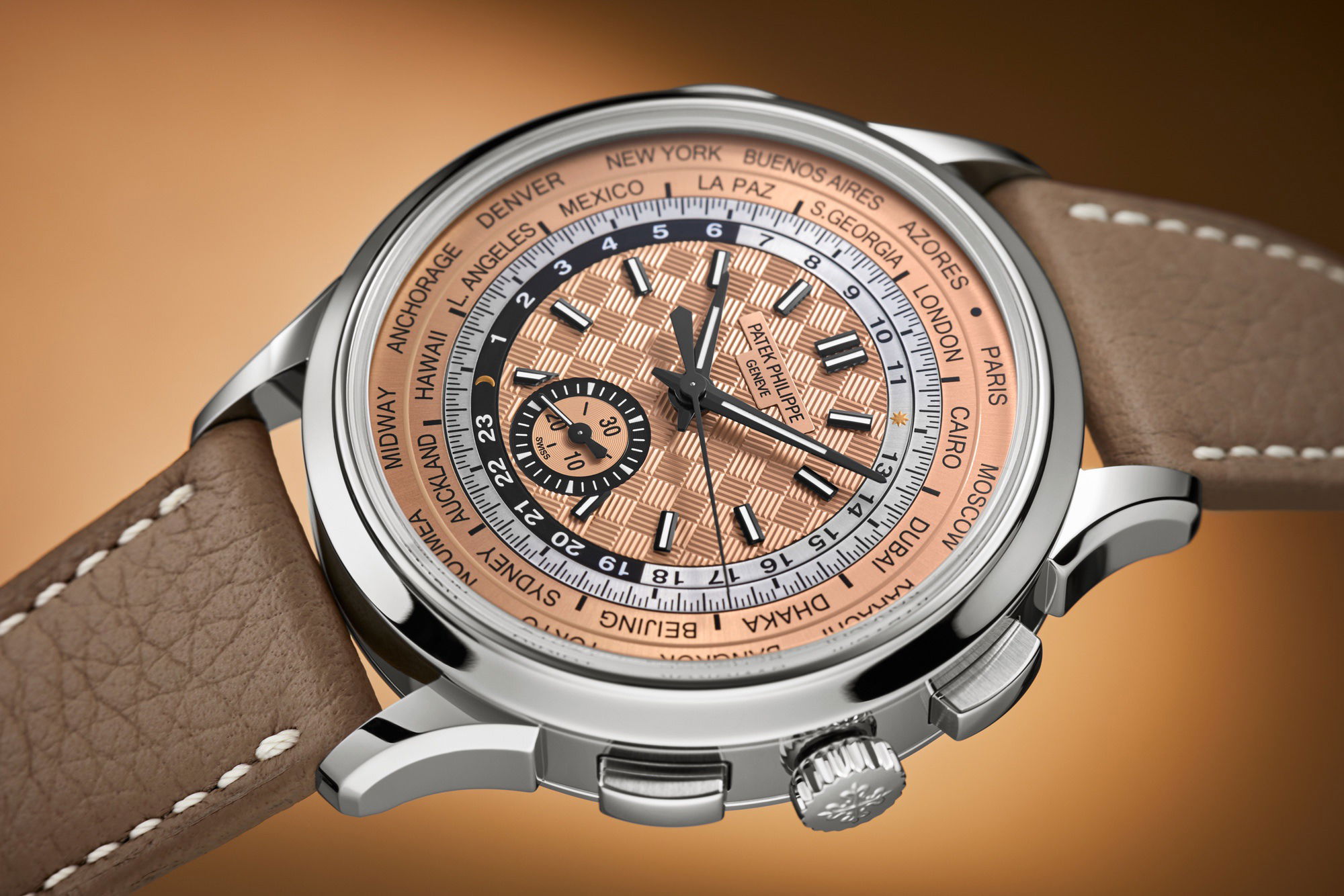 Patek Philippe Complications World Time, Flyback Chronograph 5935A-001 Replica 8