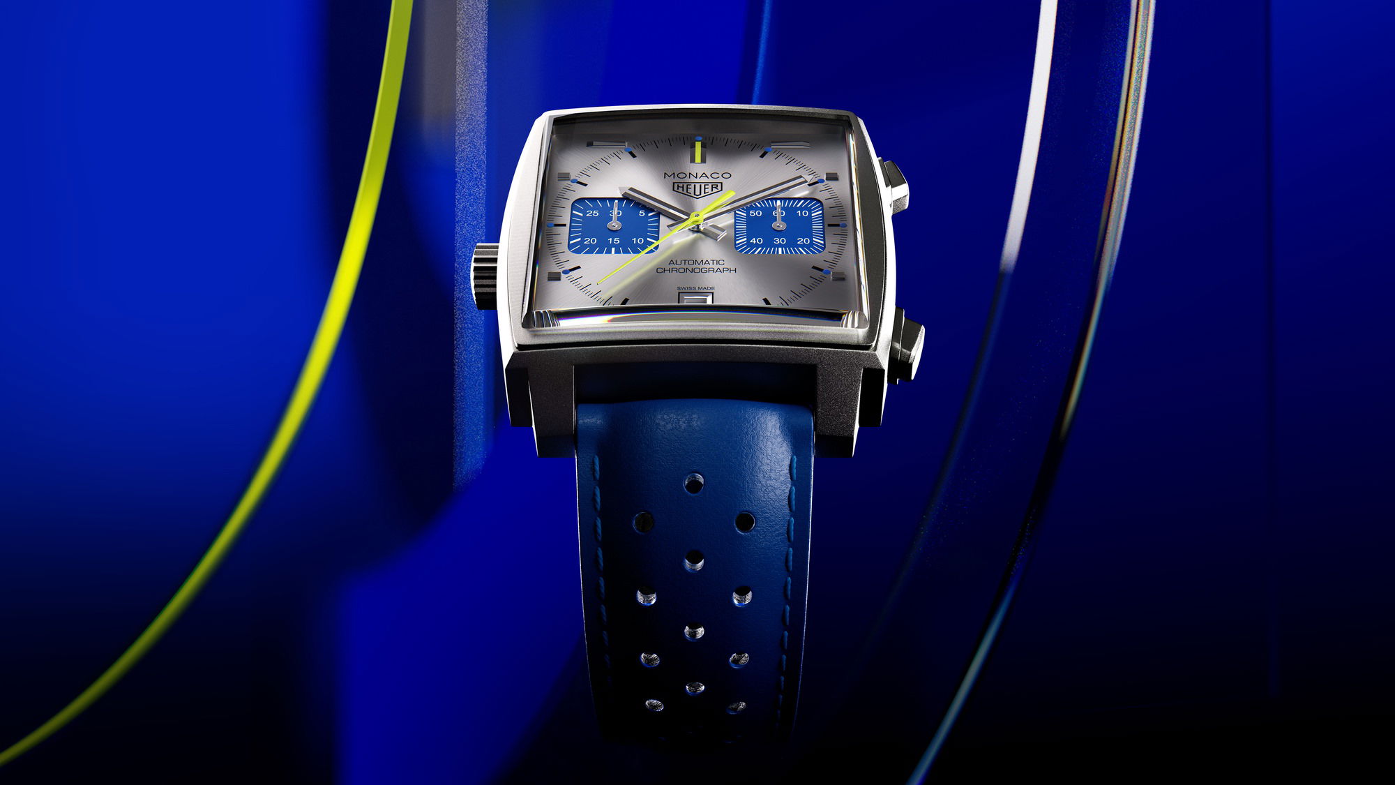 IMG_9081 TAG Heuer Monaco Chronograph Racing Blue CAW218C.FC6548 Replica 8