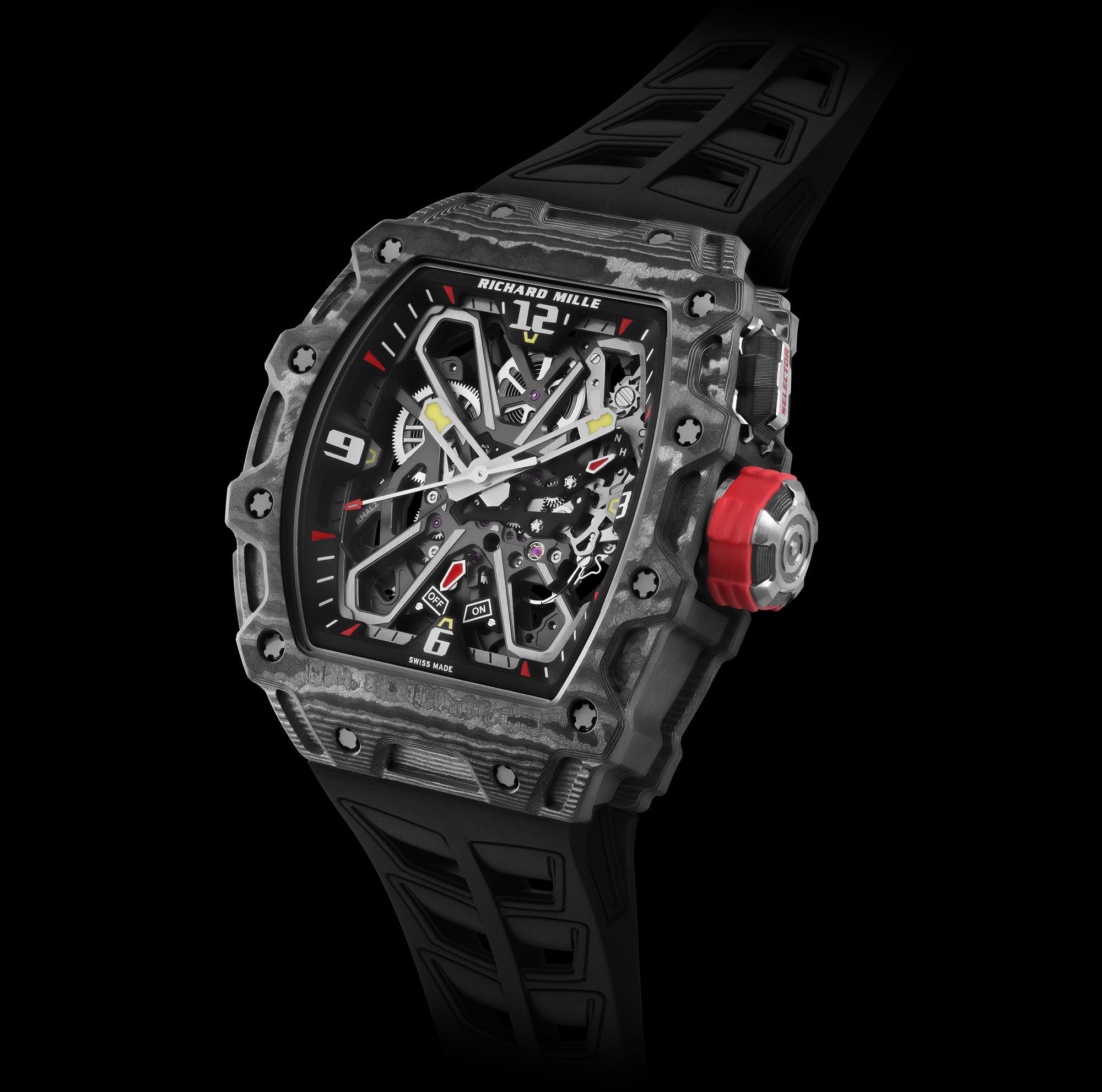 Richard Mille RM 35-03 Automatic Winding Rafael Nadal Carbon TPT rm-35-03 Replica 8