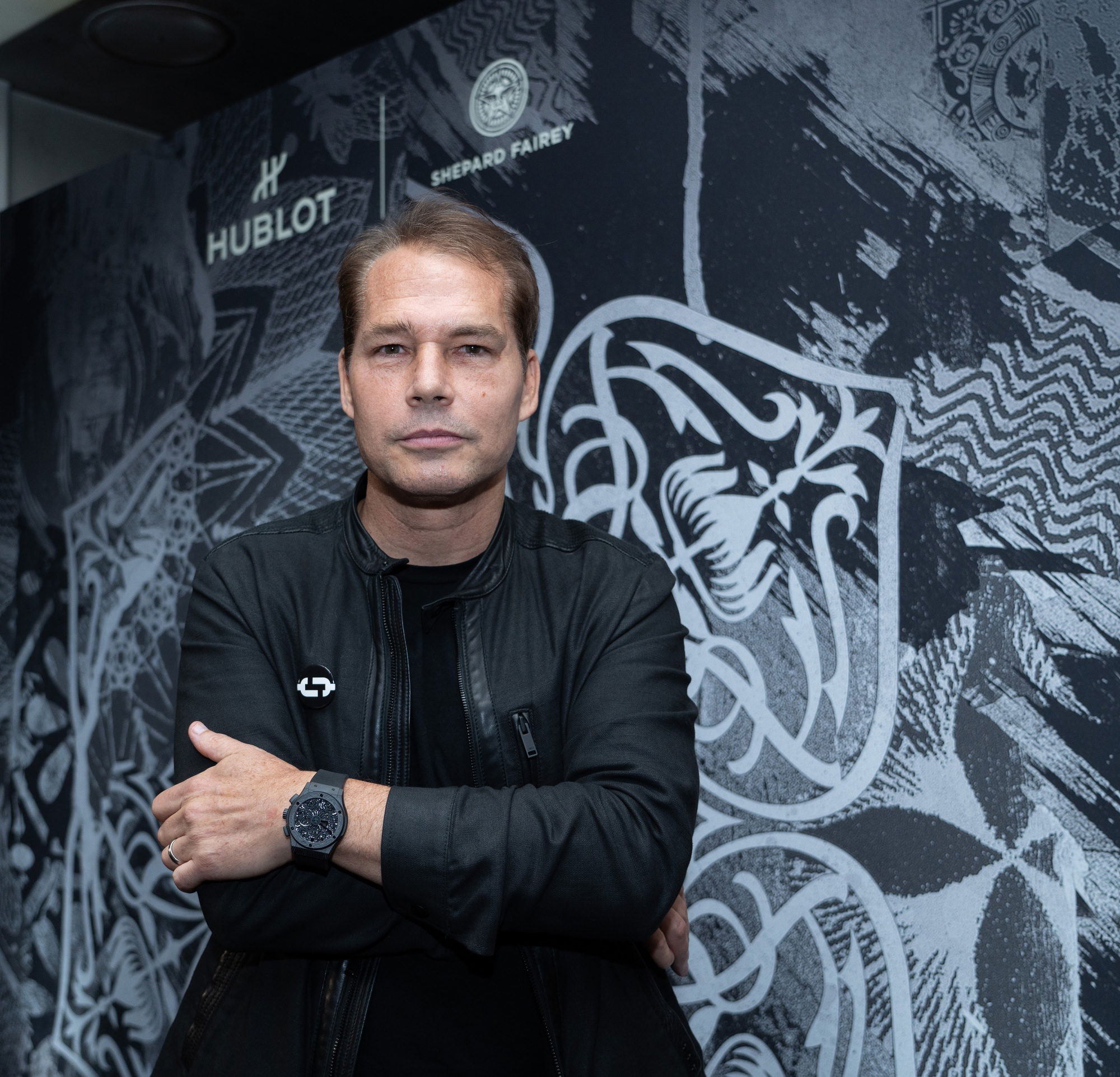 IMG_9081 Hublot Classic Fusion Aerofusion Chronograph All Black Shepard Fairey 525.CI.0117.RX.SHF22 Replica 8