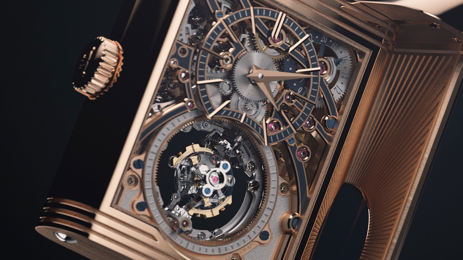 IMG_9081 Jaeger-LeCoultre Reverso Hybris Artistica Calibre 179 Q39424E1 Replica 8