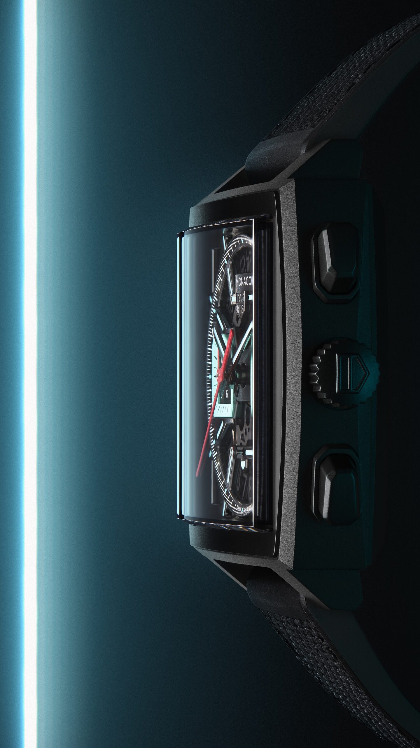 TAG Heuer Monaco Chronograph Skeleton CBL2184.FT6236 Replica 8