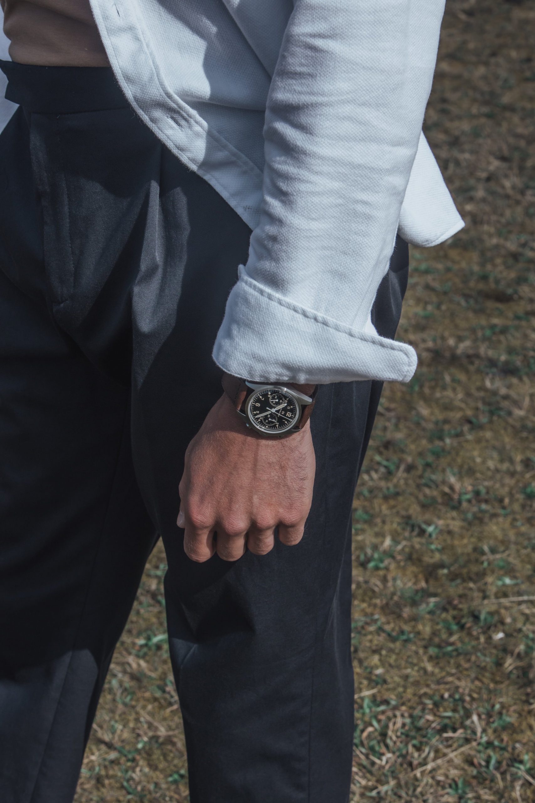 Hamilton Khaki Pilot Pioneer Mechanical Chronograph H76409530 Replica 8