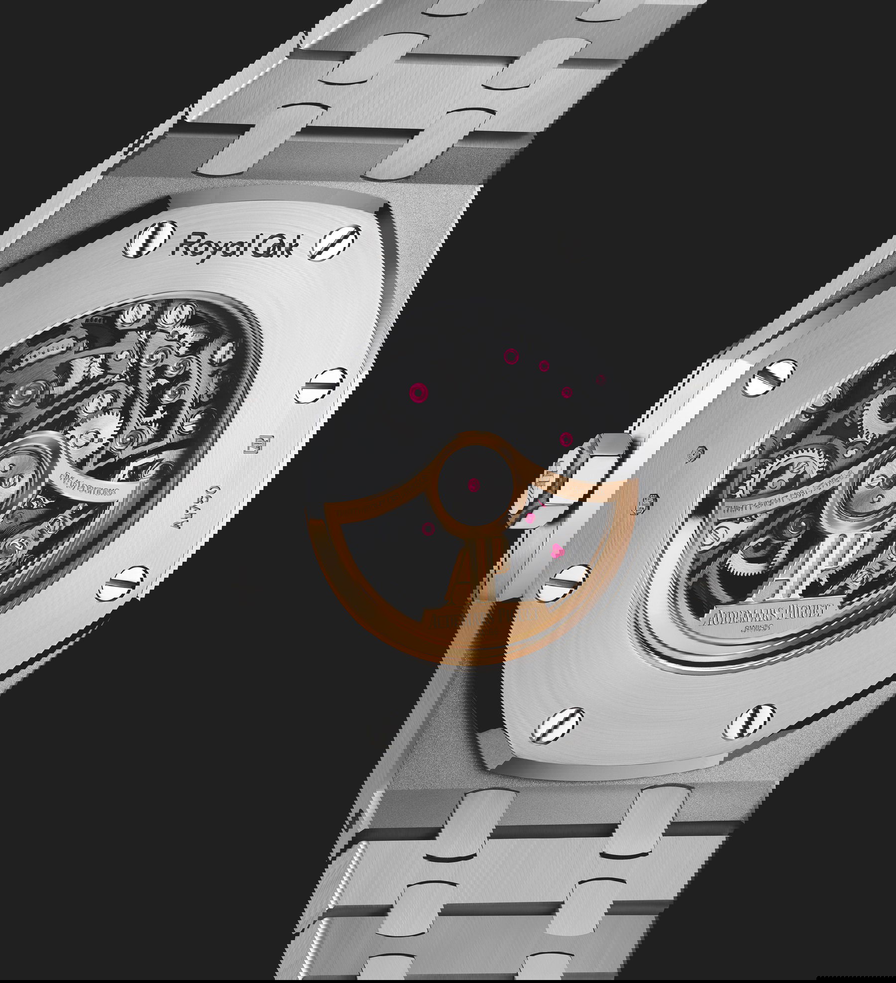 IMG_9086 Audemars Piguet Royal Oak Frosted Gold Double Balance Wheel Openworked 15412BC.YG.1224BC.03 3