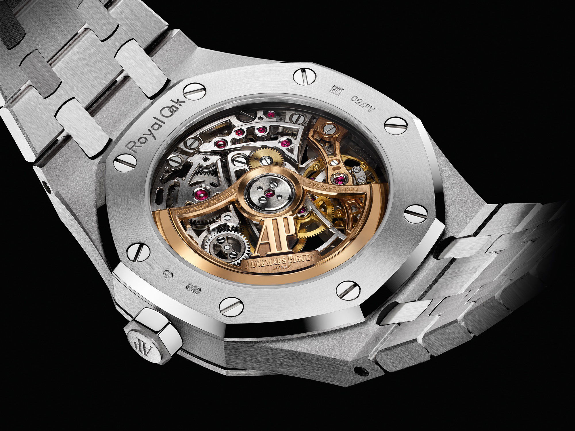 IMG_9086 Audemars Piguet Royal Oak Frosted Gold Double Balance Wheel Openworked 15468BC.YG.1259BC.01-B 3