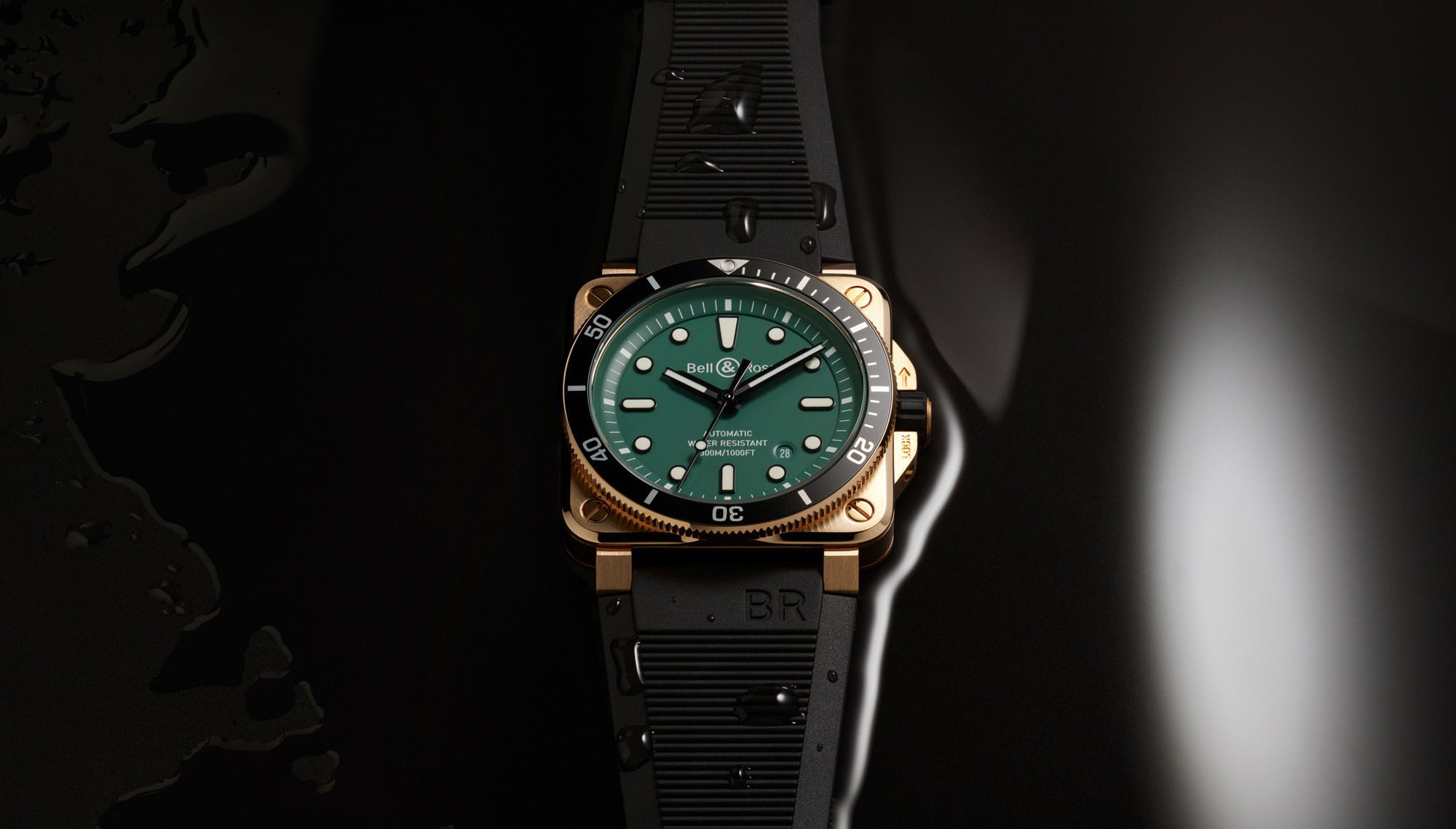 Bell & Ross BR 03-92 Diver Black & Green Bronze BR0392-D-LT-BR/SRB 3