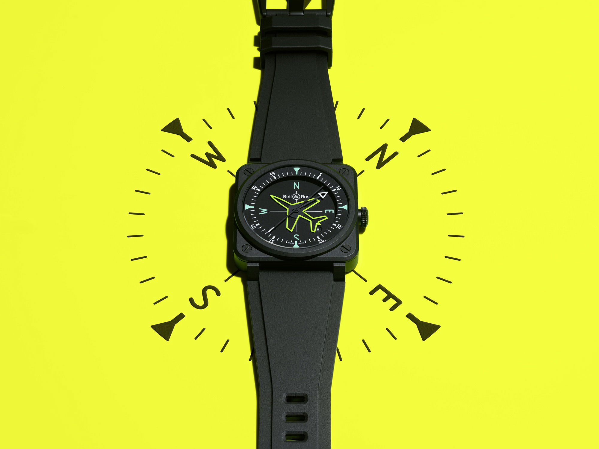 Bell & Ross BR 03 Gyrocompass BR03A-CPS-CE/SRB 3