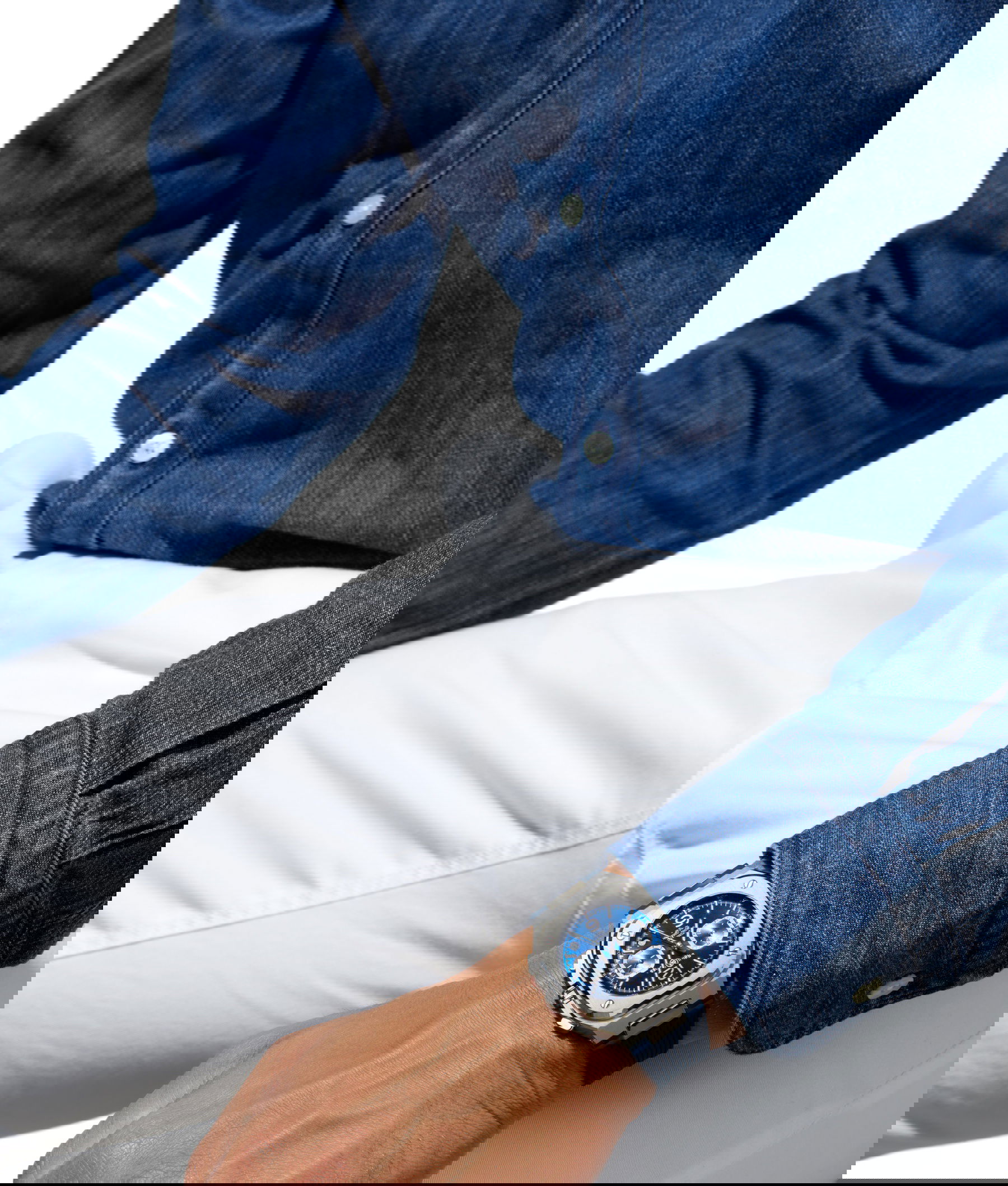 IMG_9086 Bell & Ross BR 05 Chrono Blue Steel BR05C-BU-ST/SRB 3