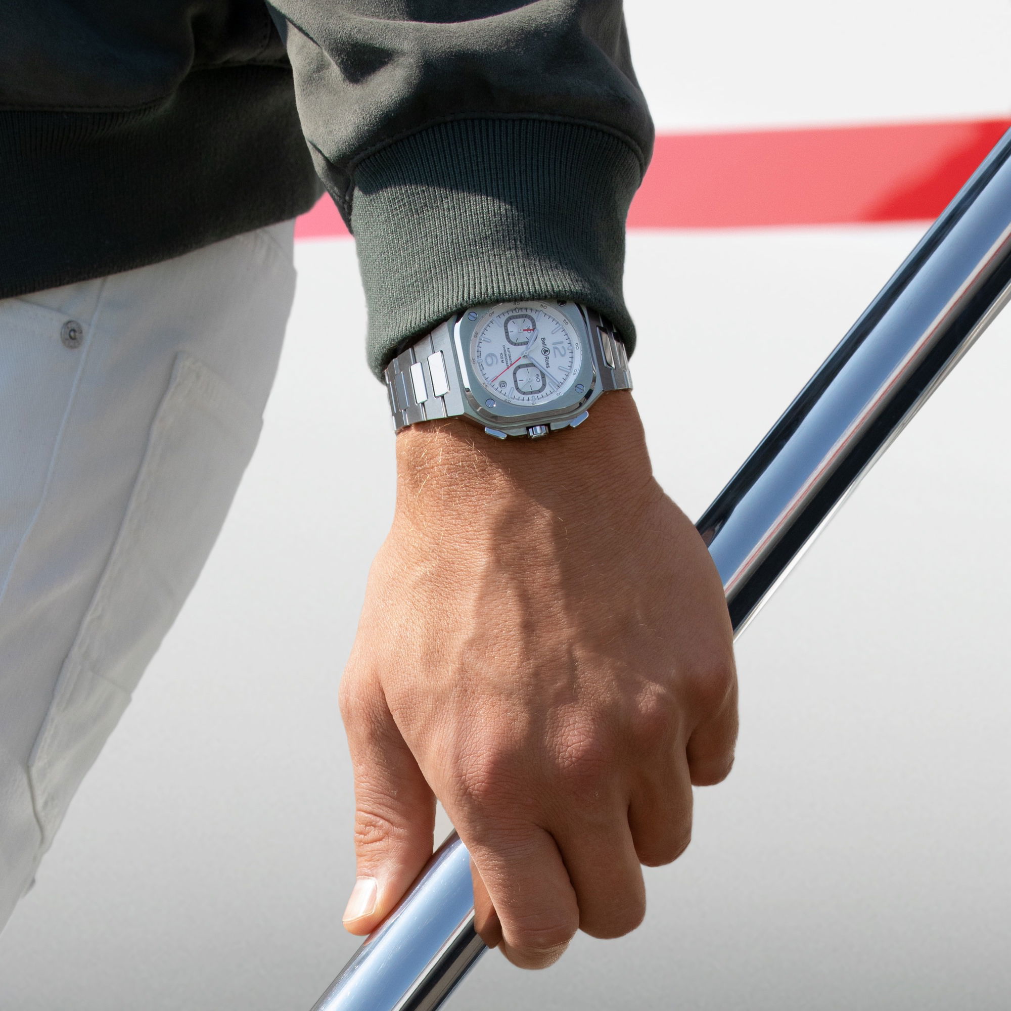 IMG_9086 Bell & Ross BR 05 Chrono White Hawk BR05C-SI-ST/SST 3