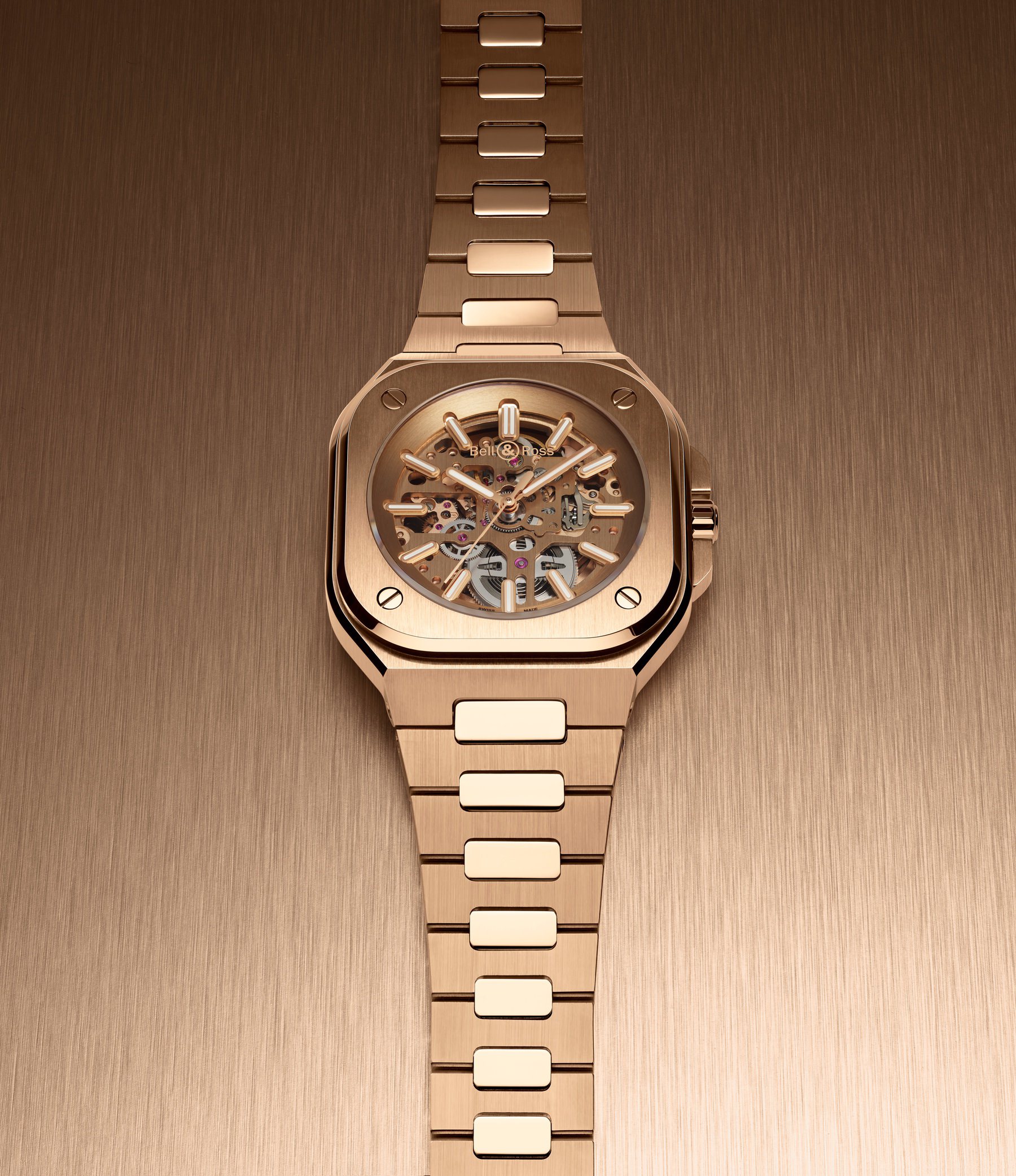 IMG_9086 Bell & Ross BR 05 Skeleton Gold BR05A-PG-SK-PG 3