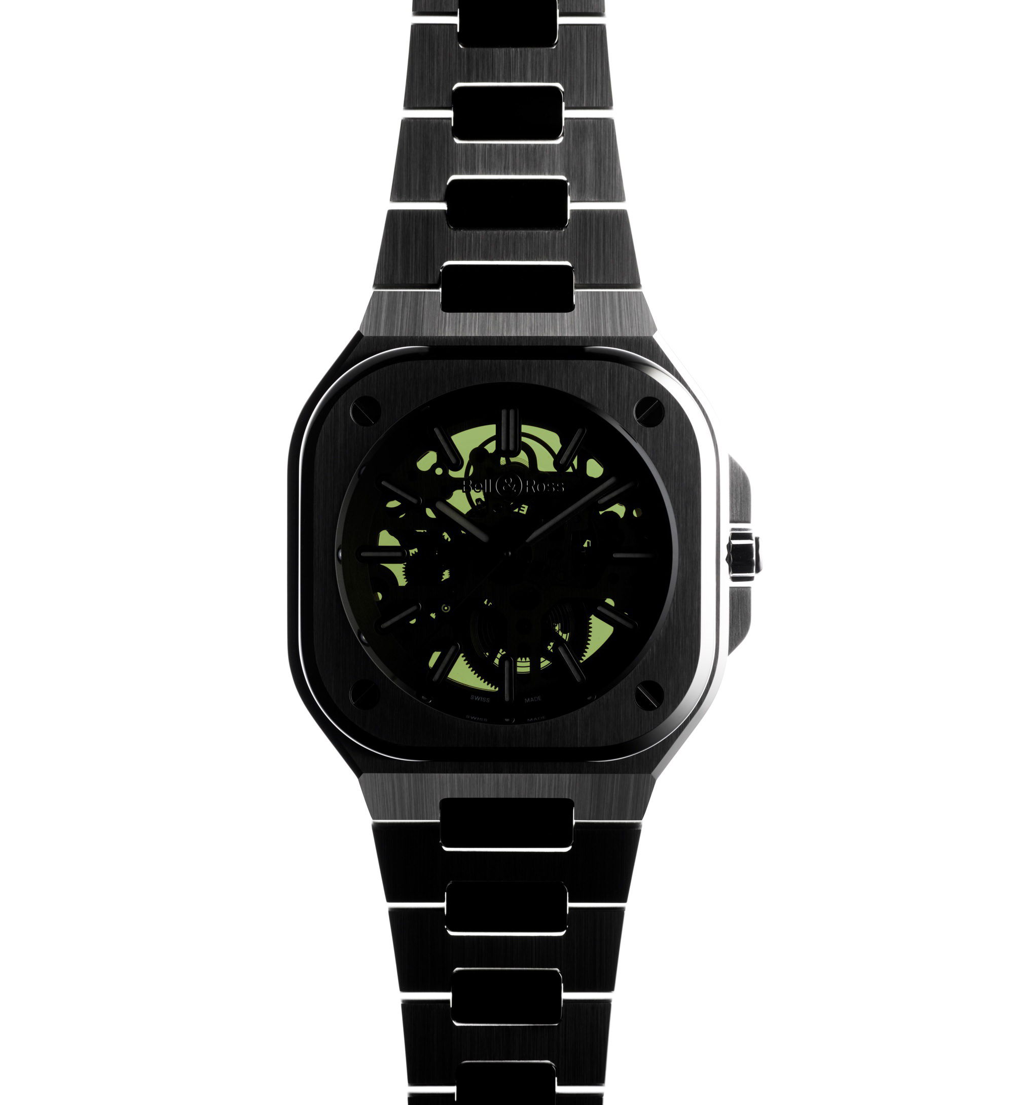 Bell & Ross BR 05 Skeleton Green BR05A-GN-SKST/SST 3