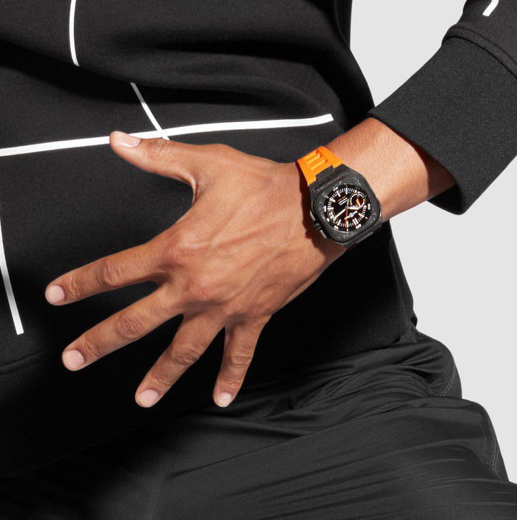 Bell & Ross BR-X5 Carbon Orange BRX5R-BO-TC/SRB 3