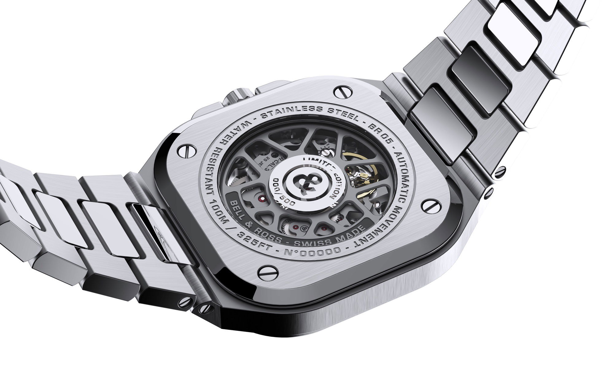 Bell & Ross BR 05 Skeleton Gray BR05A-GR-SKST/SST 3