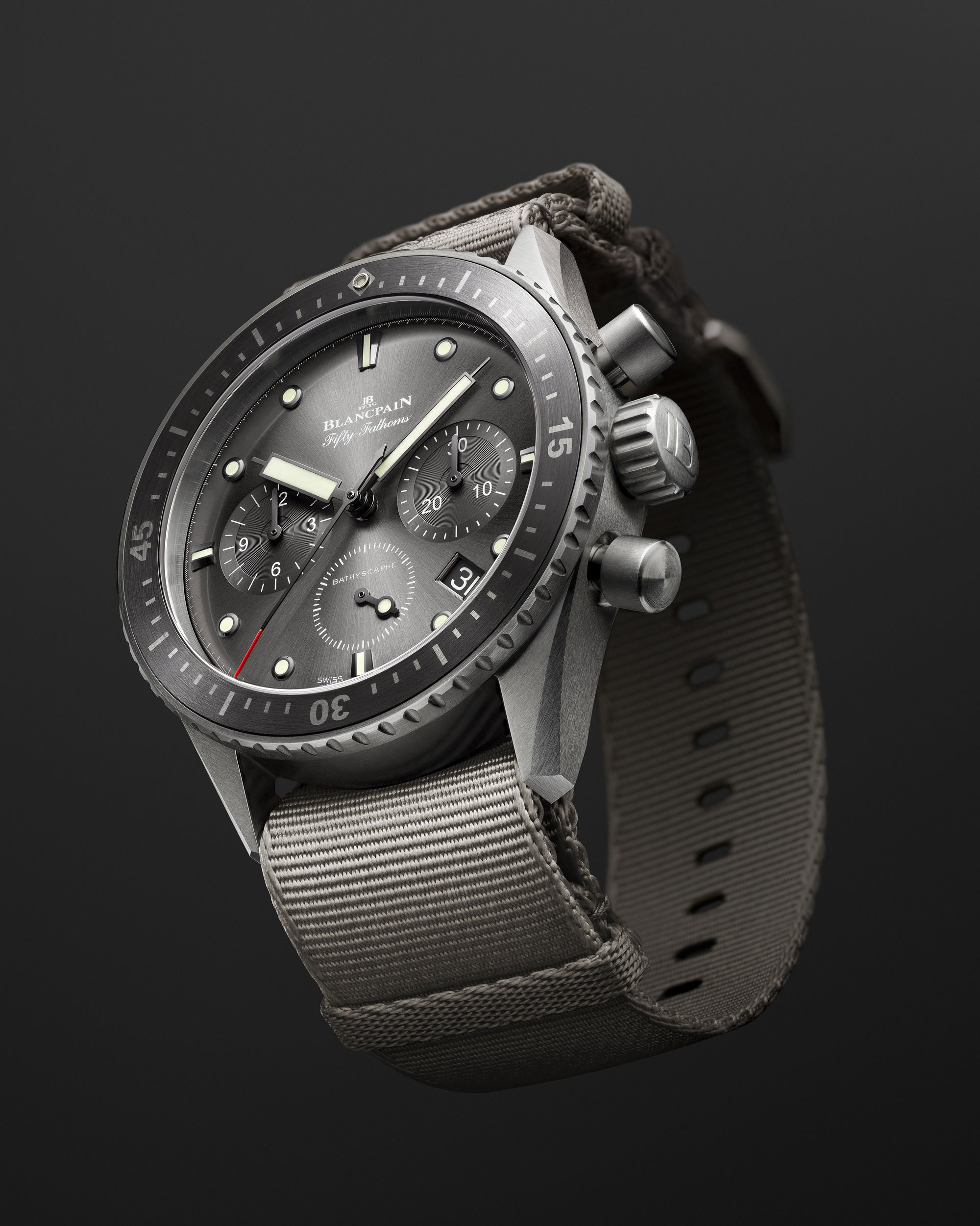IMG_9086 Blancpain Fifty Fathoms Bathyscaphe Chronographe Flyback 5200-1210-NAGA 3