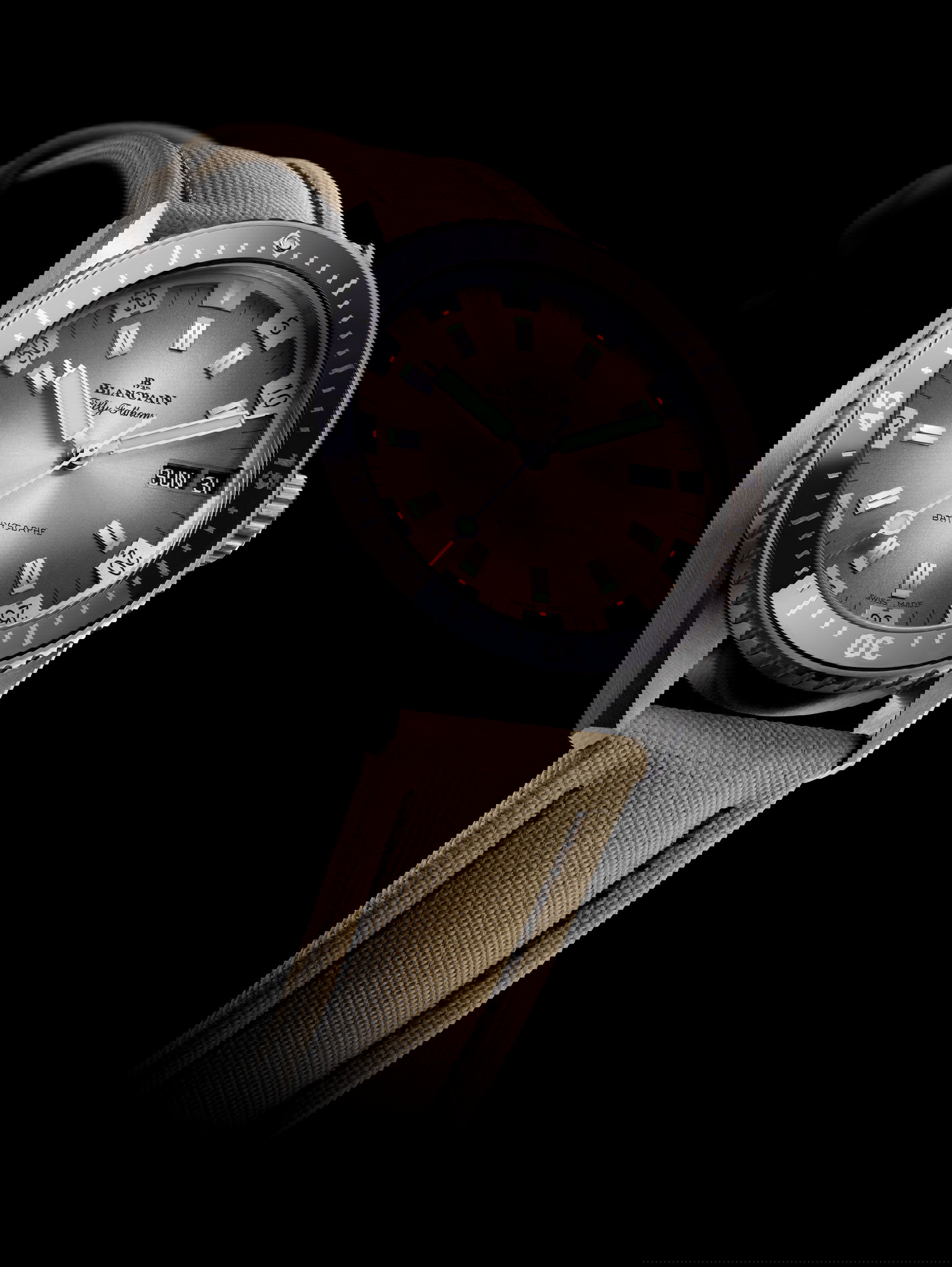 IMG_9086 Blancpain Fifty Fathoms Bathyscaphe Day Date Desert Edition 5052 1146 E52A 3