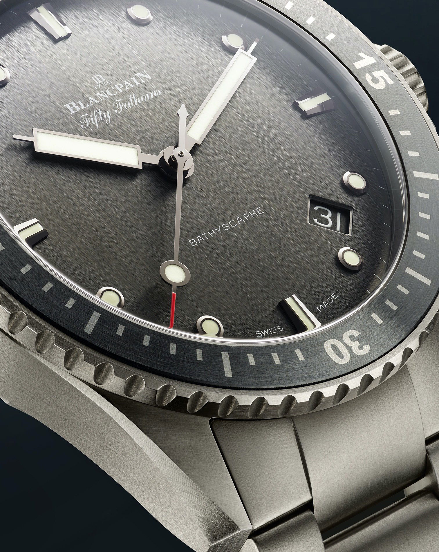 IMG_9086 Blancpain Fifty Fathoms Bathyscaphe Titanium 5000-1210-98S 3