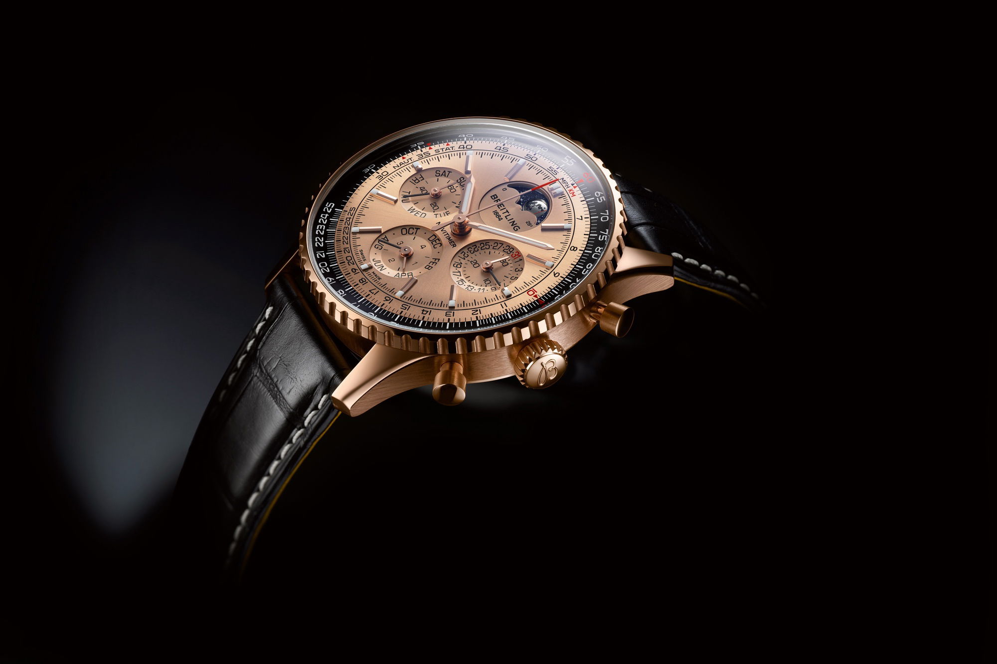 IMG_9086 Breitling Navitimer B19 Chronograph 43 Perpetual Calendar 140th Anniversary RB19101A1H1P1 3