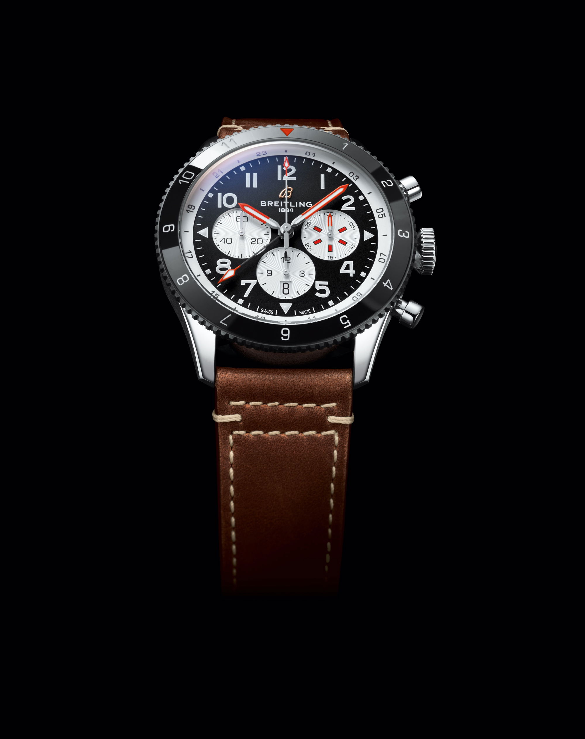 IMG_9086 Breitling Super AVI B04 Chronograph GMT 46 Mosquito YB04451A1B1X1 3
