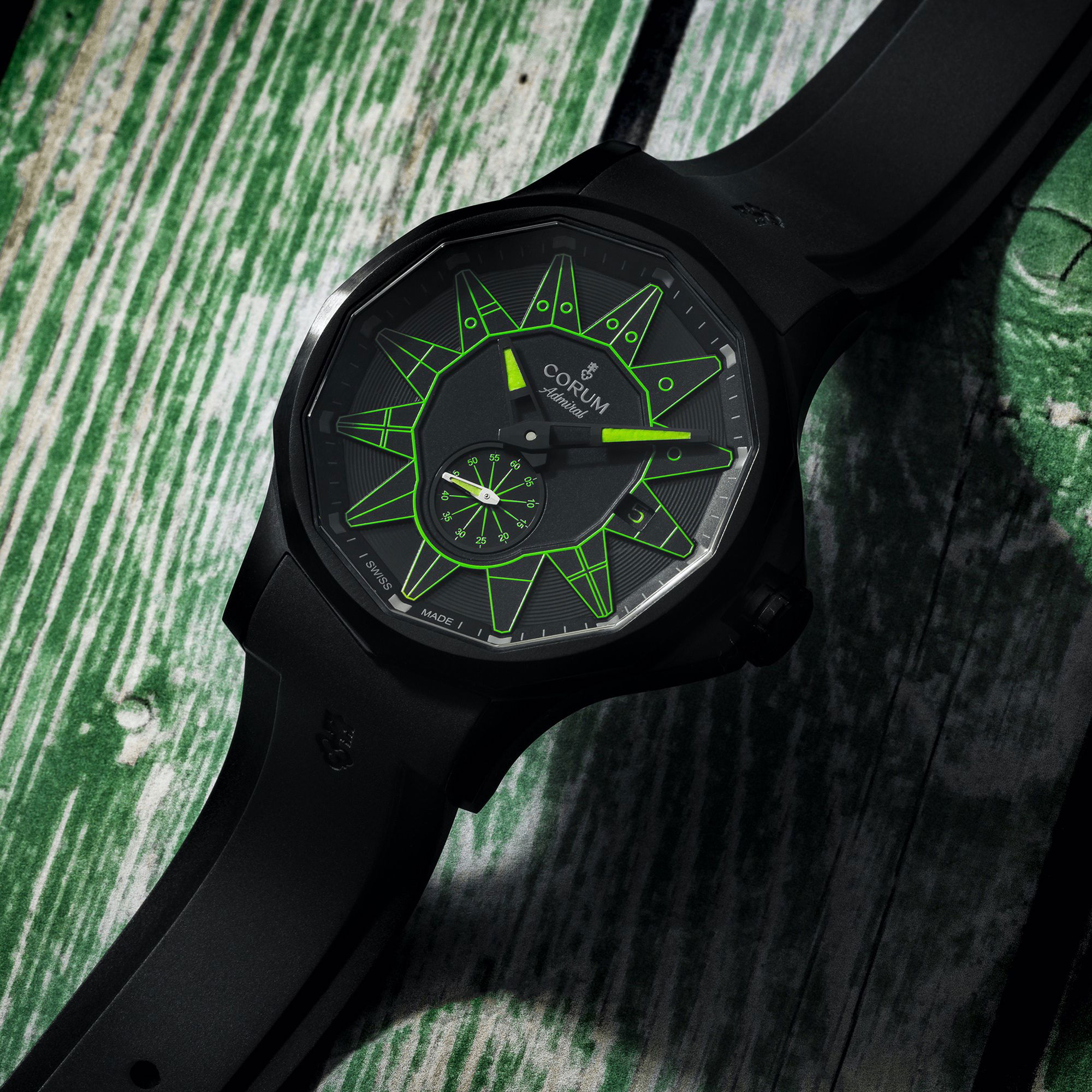 IMG_9086 Corum Admiral 42 Automatic All Black A395/04006 3