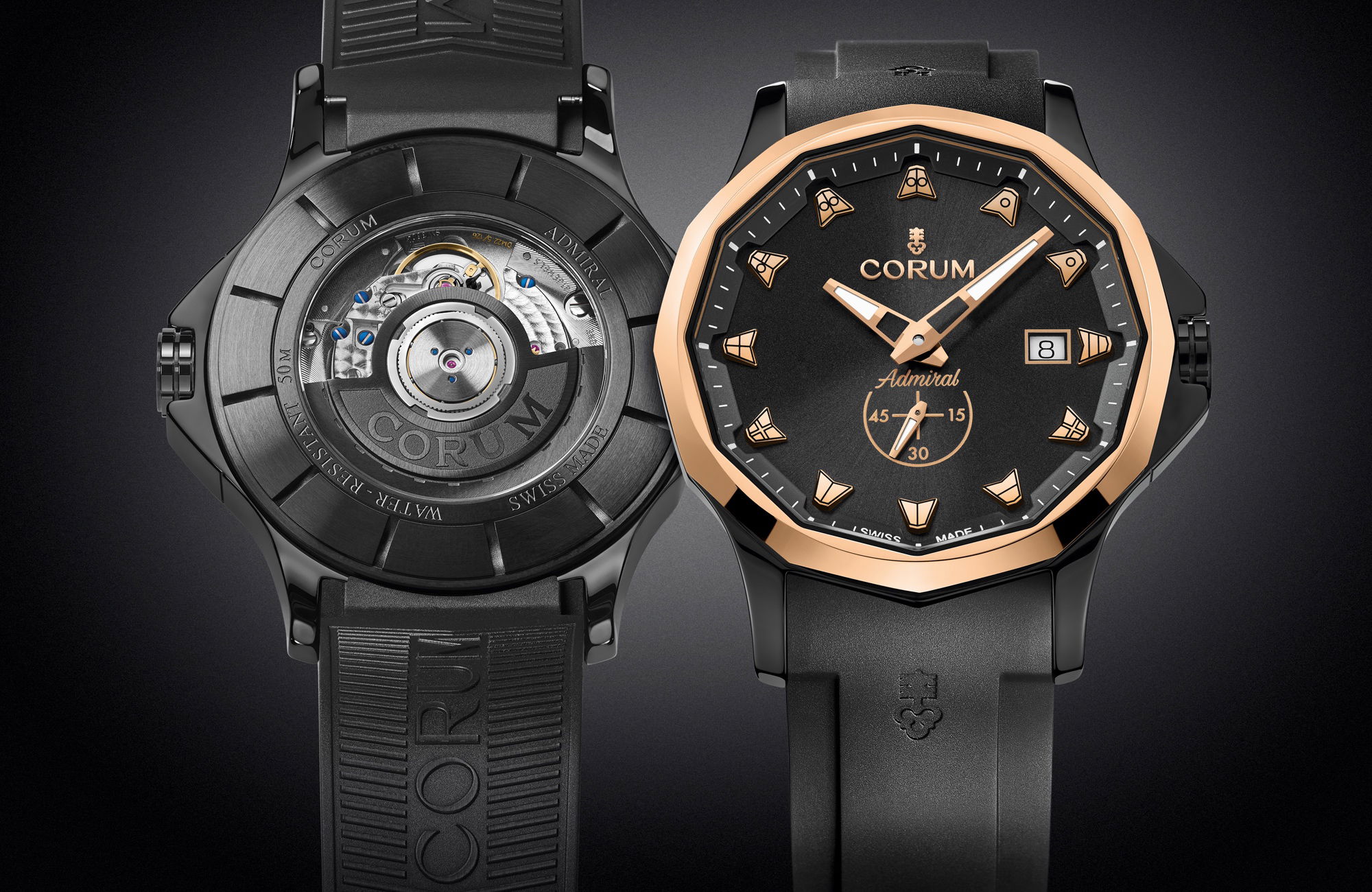 IMG_9086 Corum Admiral 42 Automatic Ceramic A395/04451 3