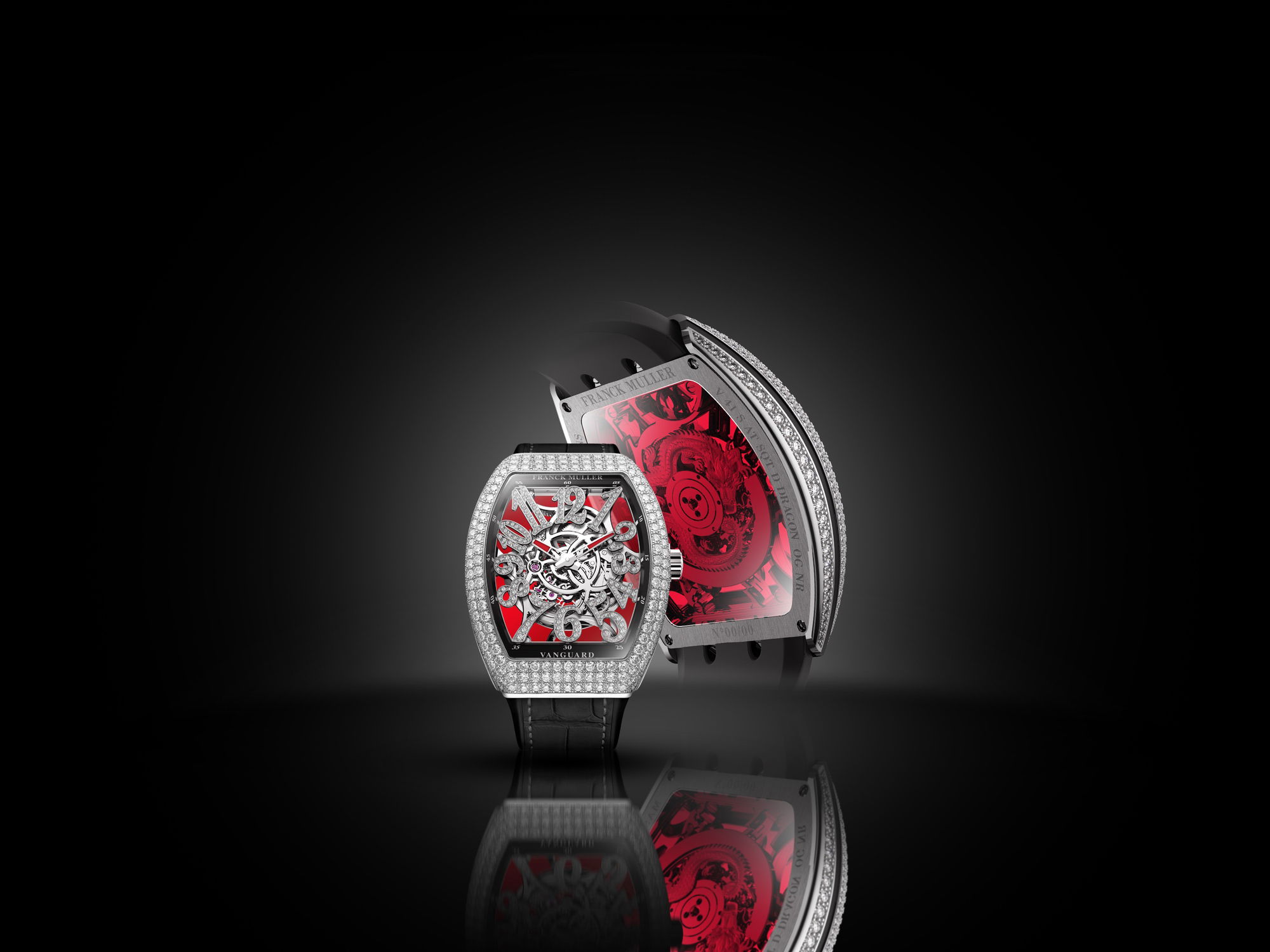 IMG_9086 Franck Muller Vanguard Dragon Slim Skeleton V 41 S AT SQT D NBR CD DRAGON RG 3