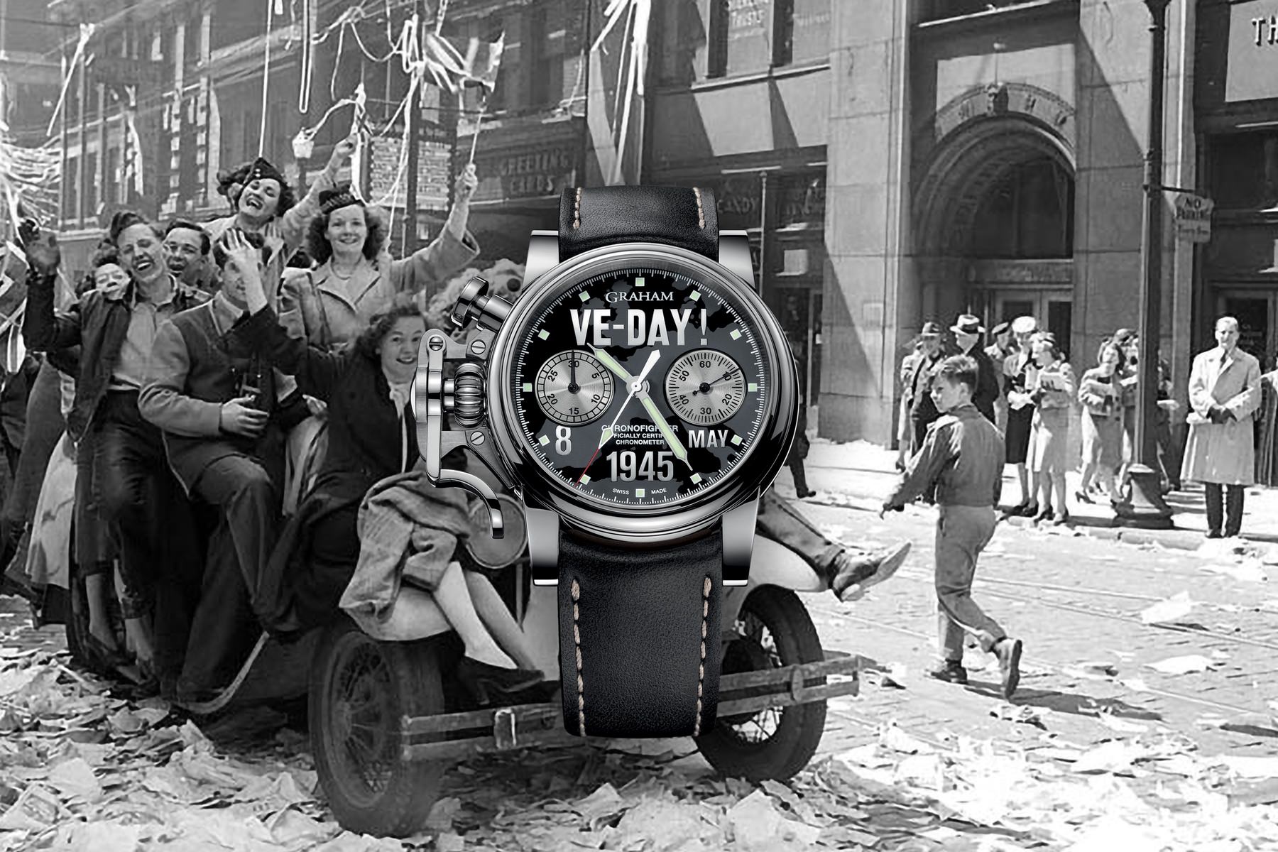 Graham Chronofighter Vintage Ltd C Ve-Day 2CVES.B12A 3