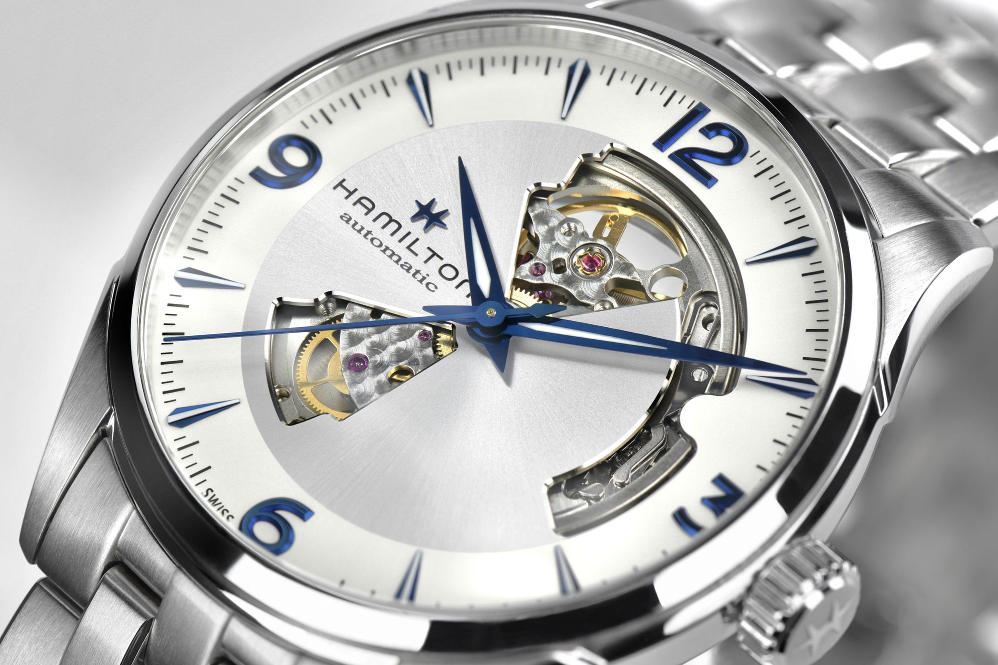 Hamilton Jazzmaster Auto Open Heart H32705152 3