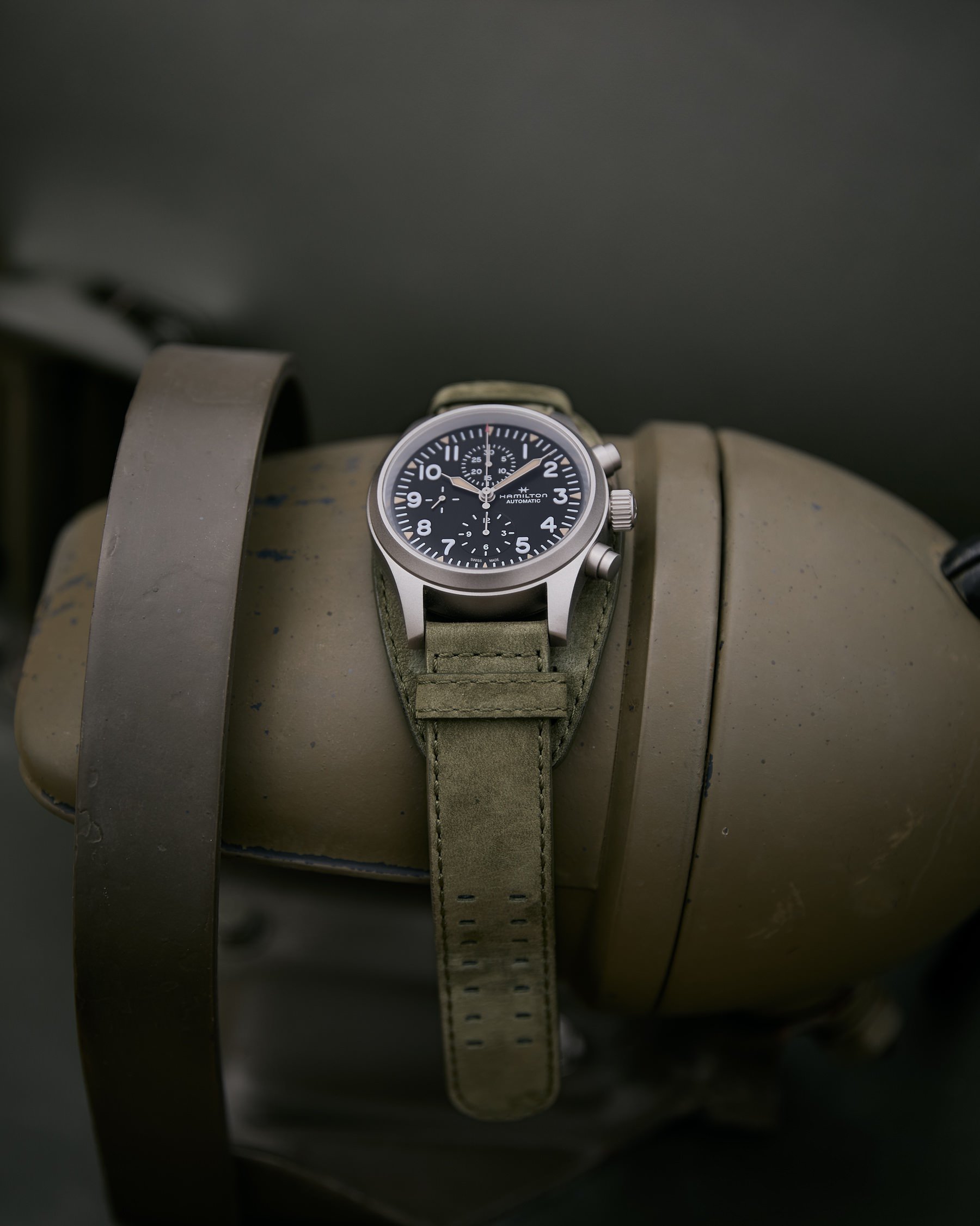 Hamilton Khaki Field Automatic Chronograph H71706830 3
