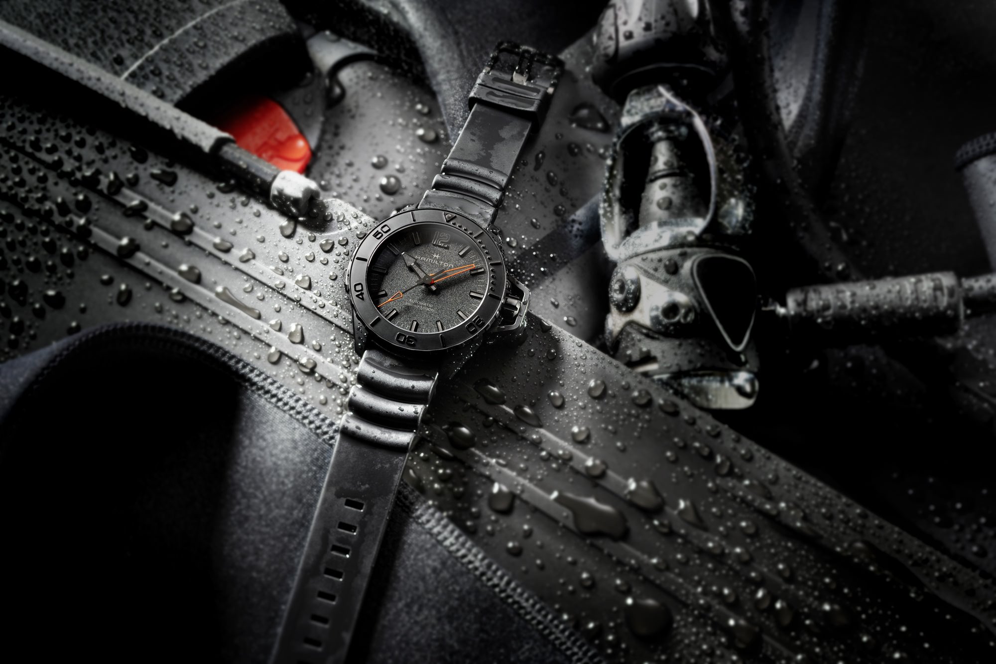 Hamilton Khaki Navy Frogman Auto 46mm H77845330 3