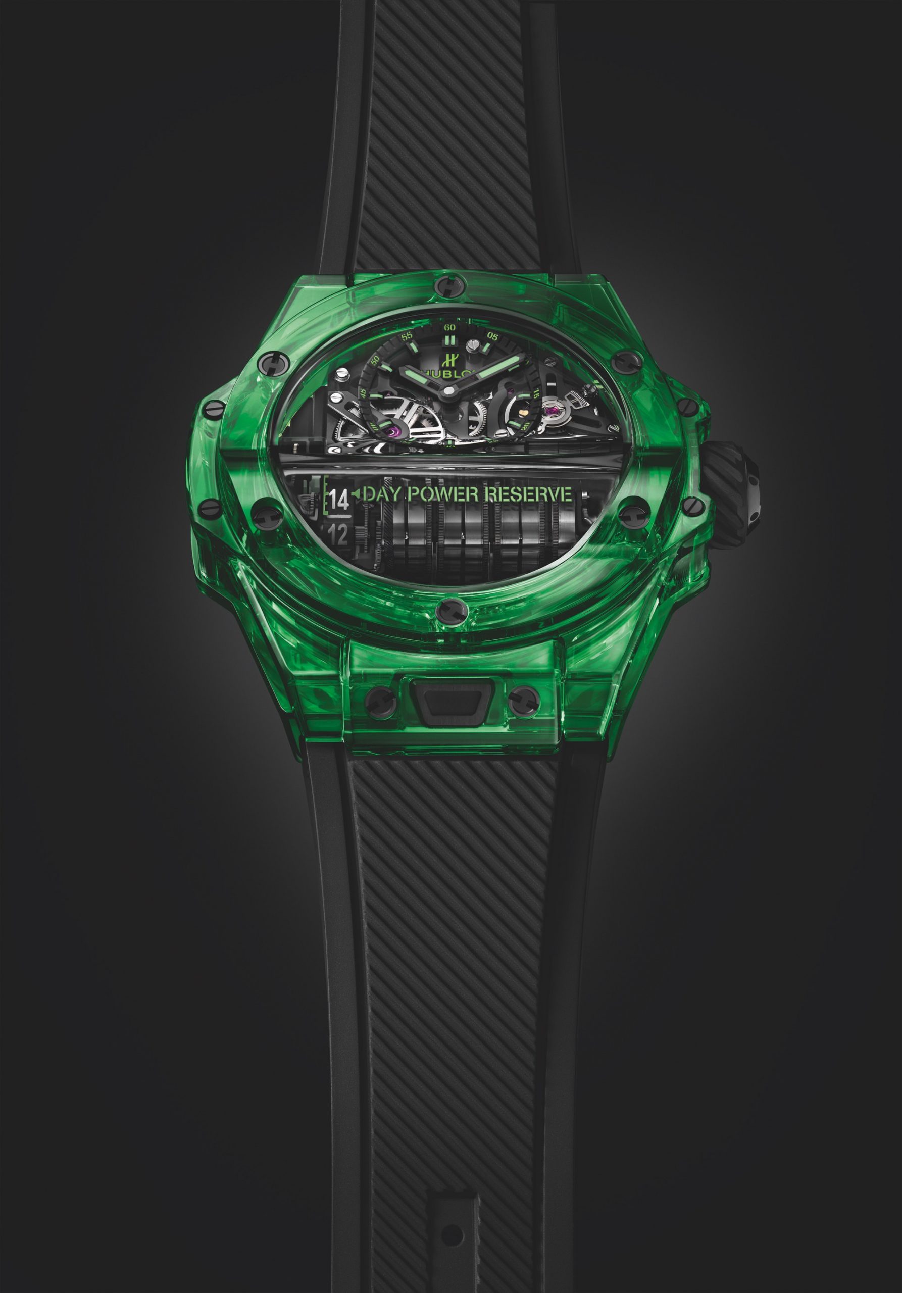 Hublot Big Bang MP-11 Power reserve 14 Days Green Saxem 911.JG.0129.RX 3