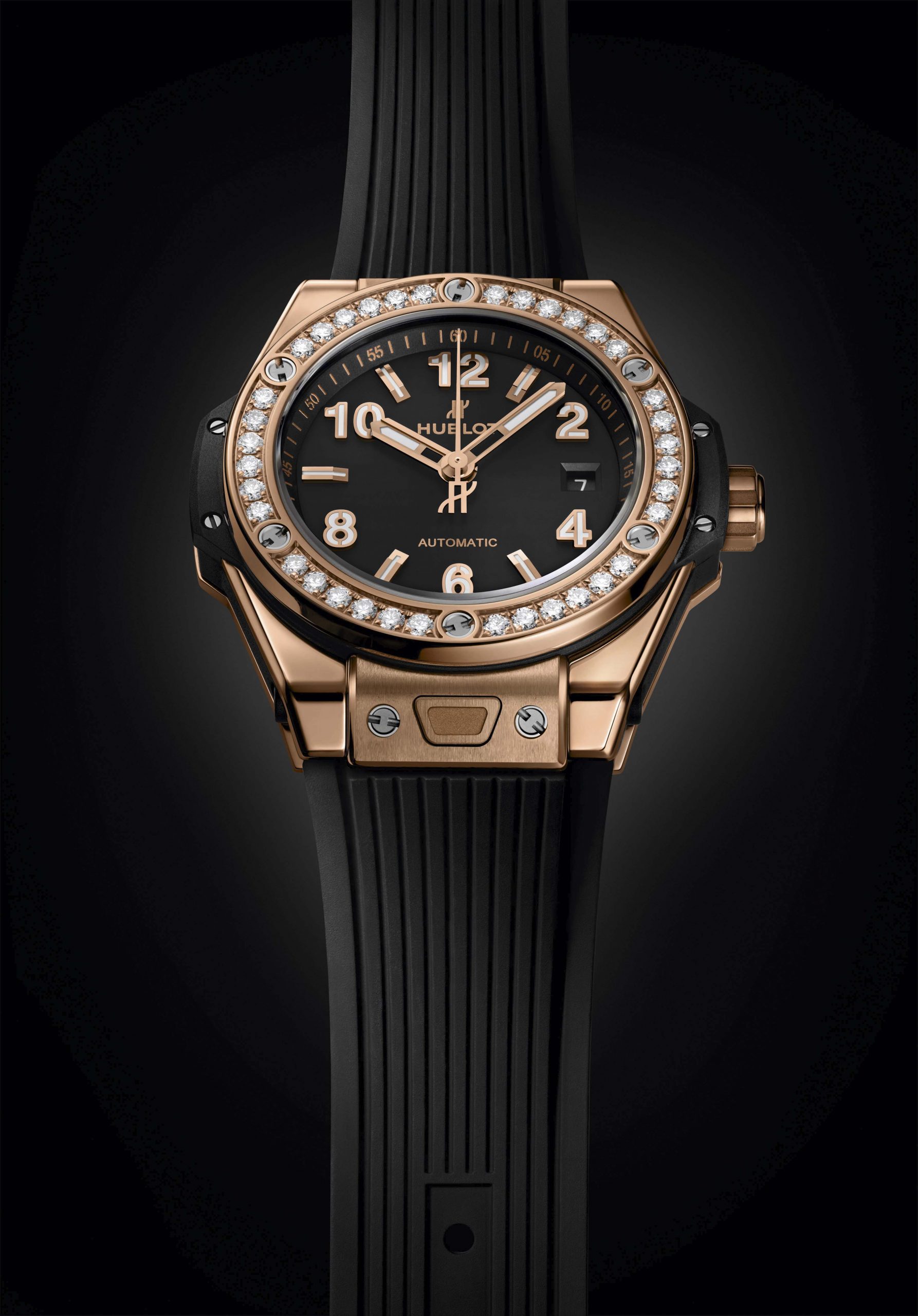 IMG_9086 Hublot Big Bang One Click King Gold Diamond 33mm 485.OX.1180.RX.1204 3