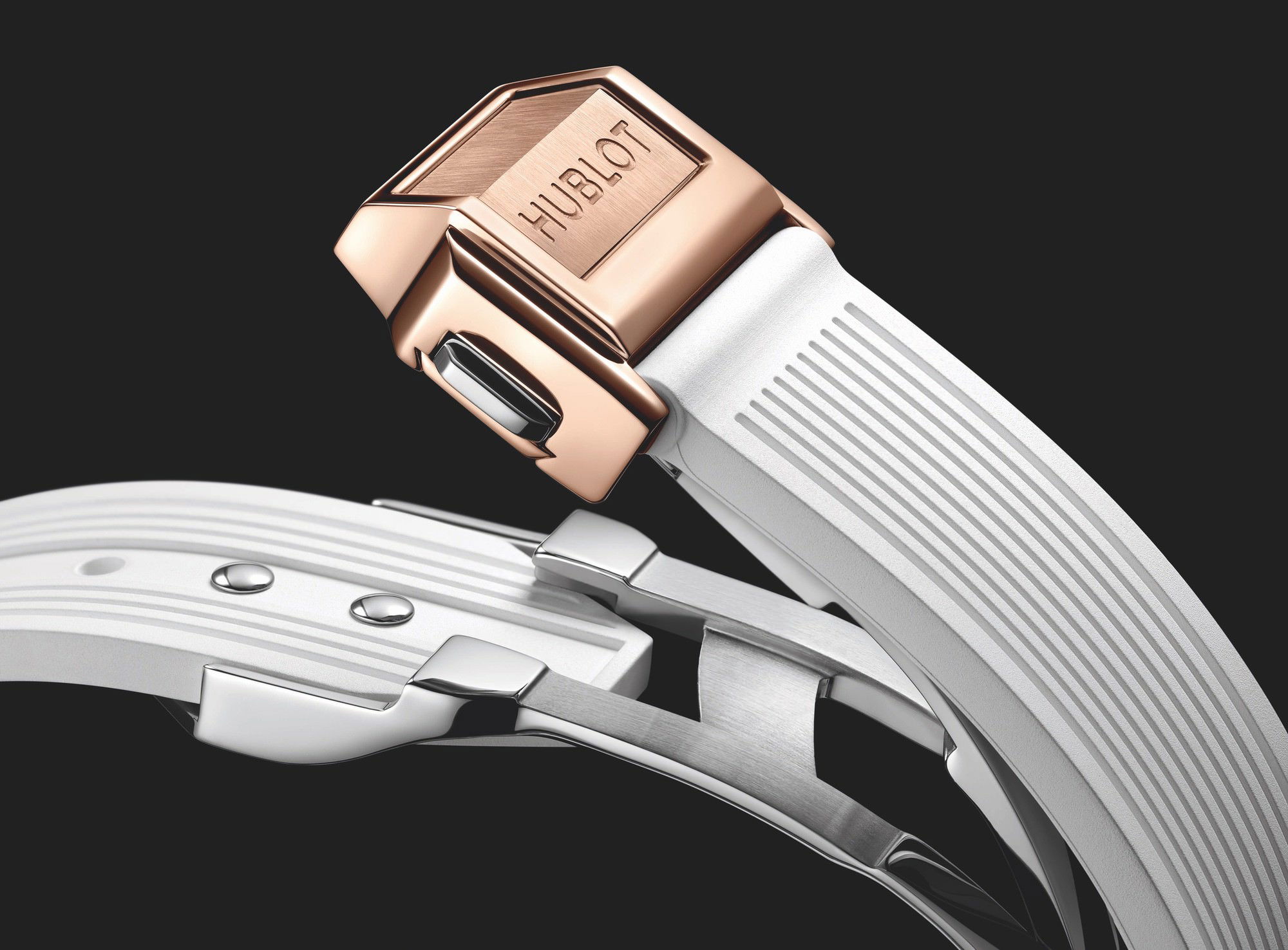 Hublot Big Bang One Click King Gold White Full Pave 485.OE.9000.RW.1604 3