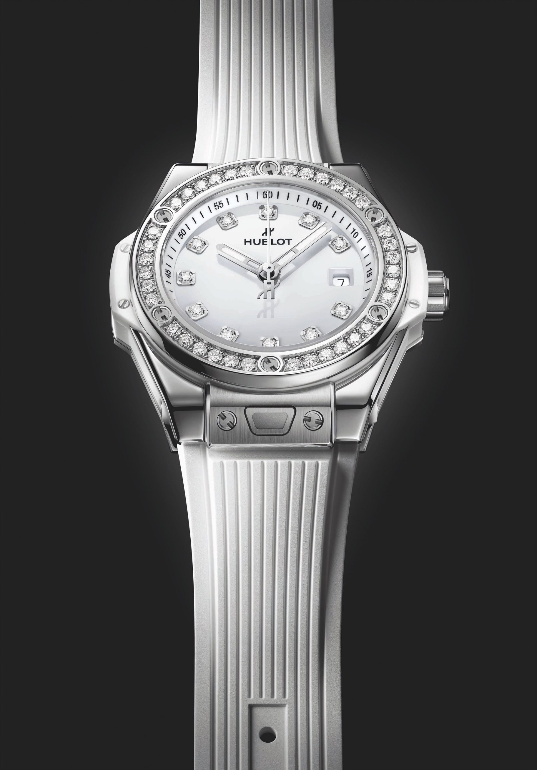 IMG_9086 Hublot Big Bang One Click Steel White Diamonds 485.SE.2210.RW.1204 3