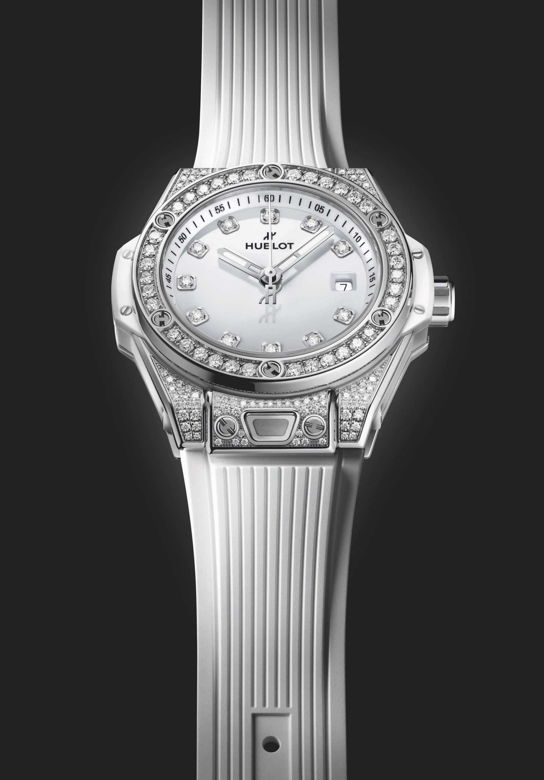 IMG_9086 Hublot Big Bang One Click Steel White Pave 485.SE.2210.RW.1604 3